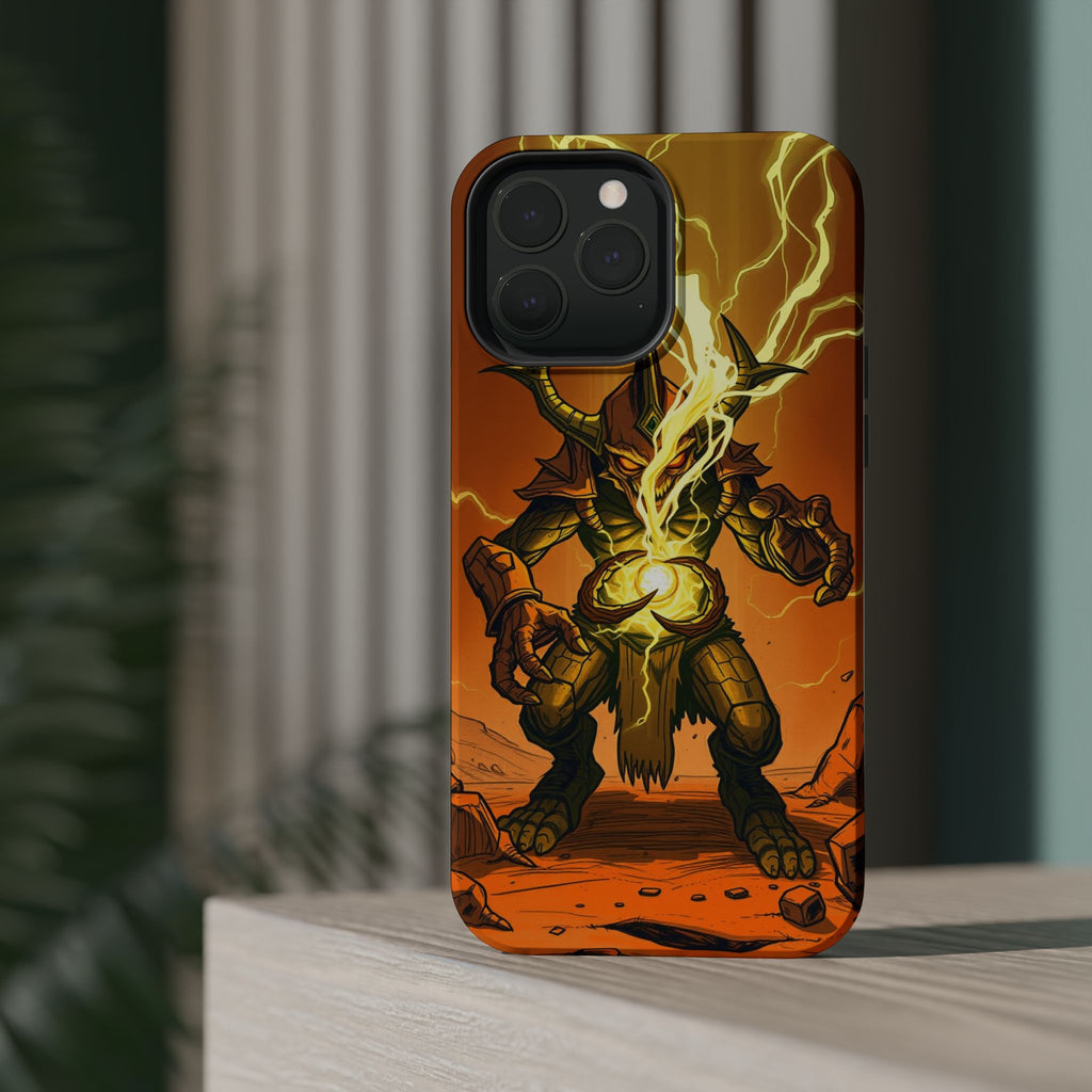 iPhone Burnt Orange And Sand Chaos Goblin Energy Clean Minimal Snap Case · iPhon
