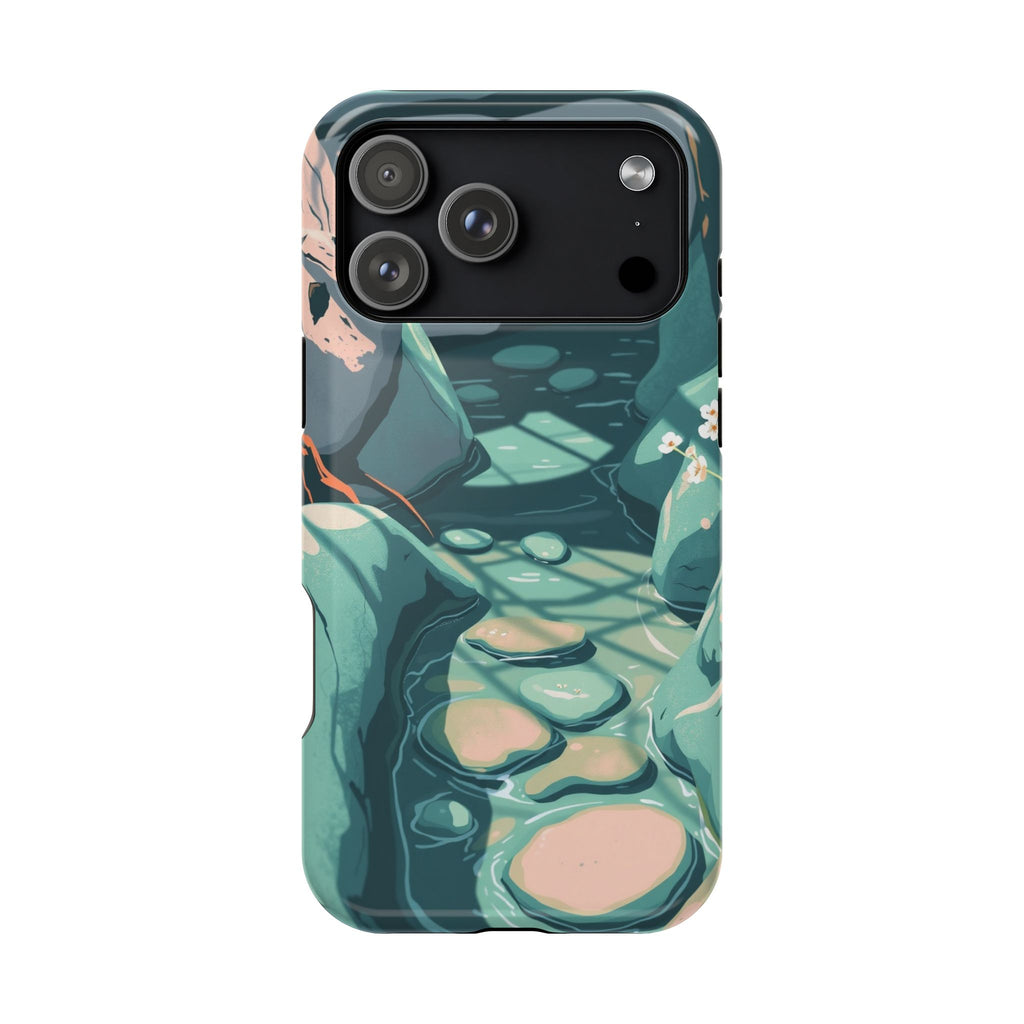 iPhone Vibrant Spring Creek Design 19 Slim Everyday Designer Case · iPhone Case