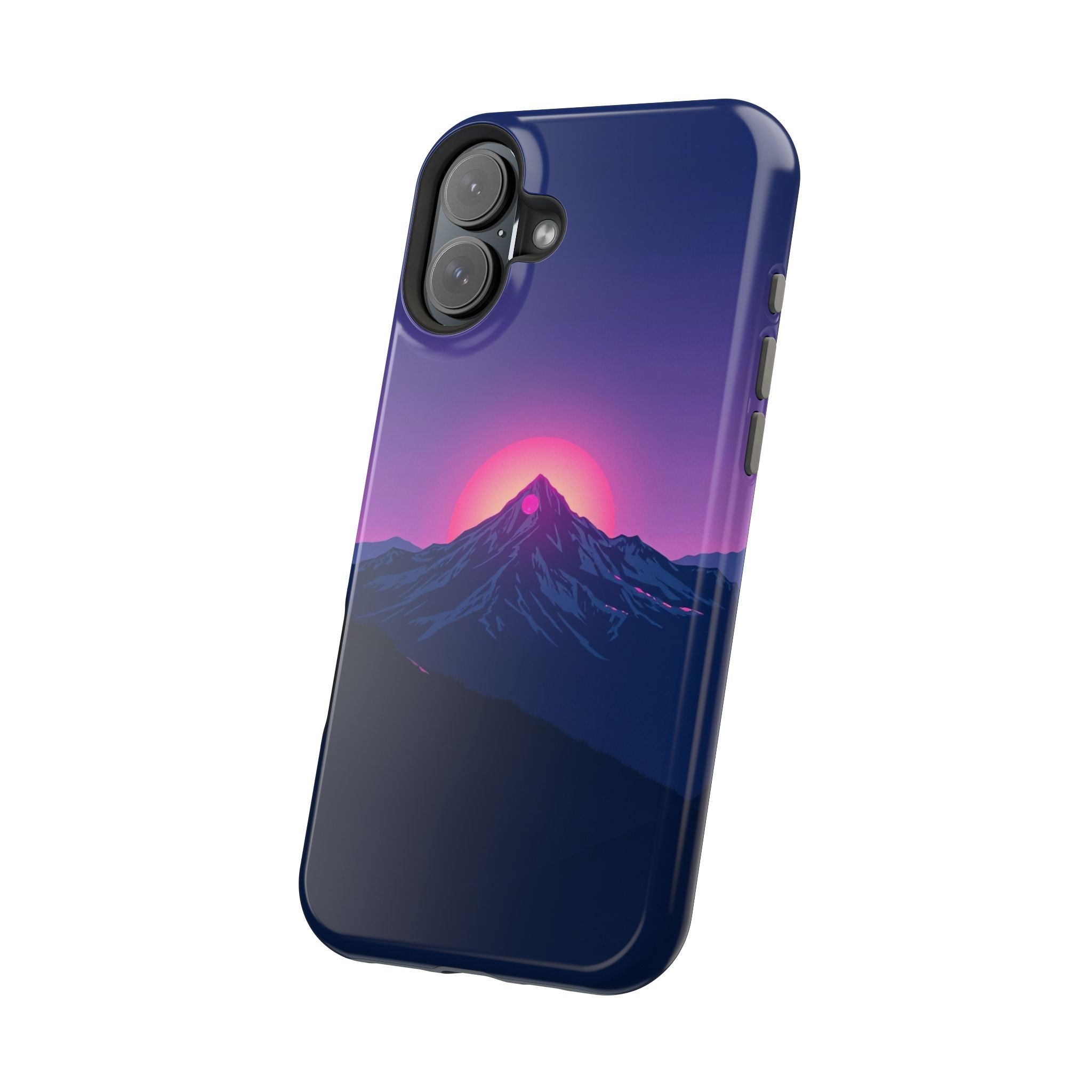 iPhone Mountain at Sunrise Electric Art Slim Everyday iPhone 15 · iPhone Case