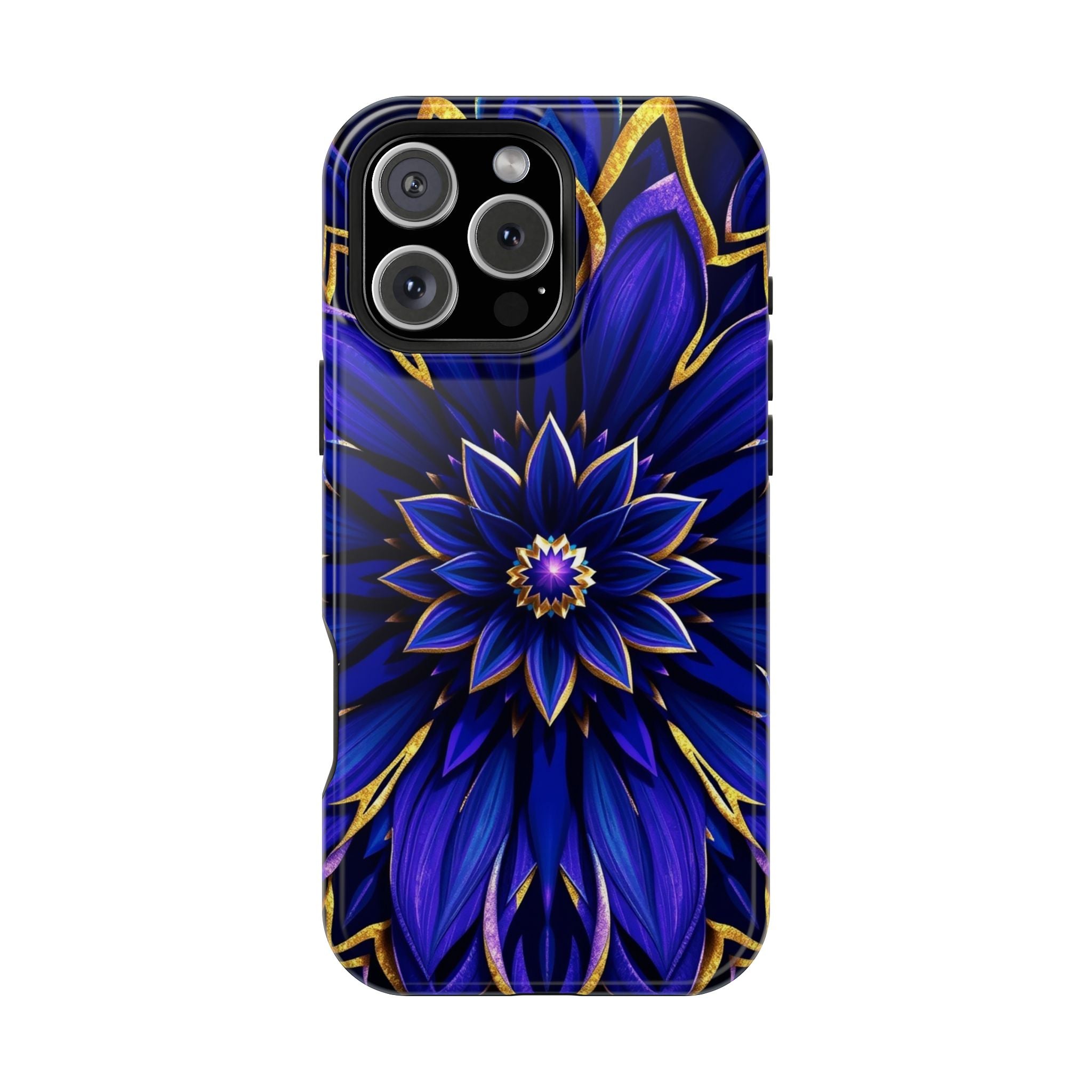 iPhone Floral Mandala Electric Art 14 Slim Everyday Designer Case · iPhone Case