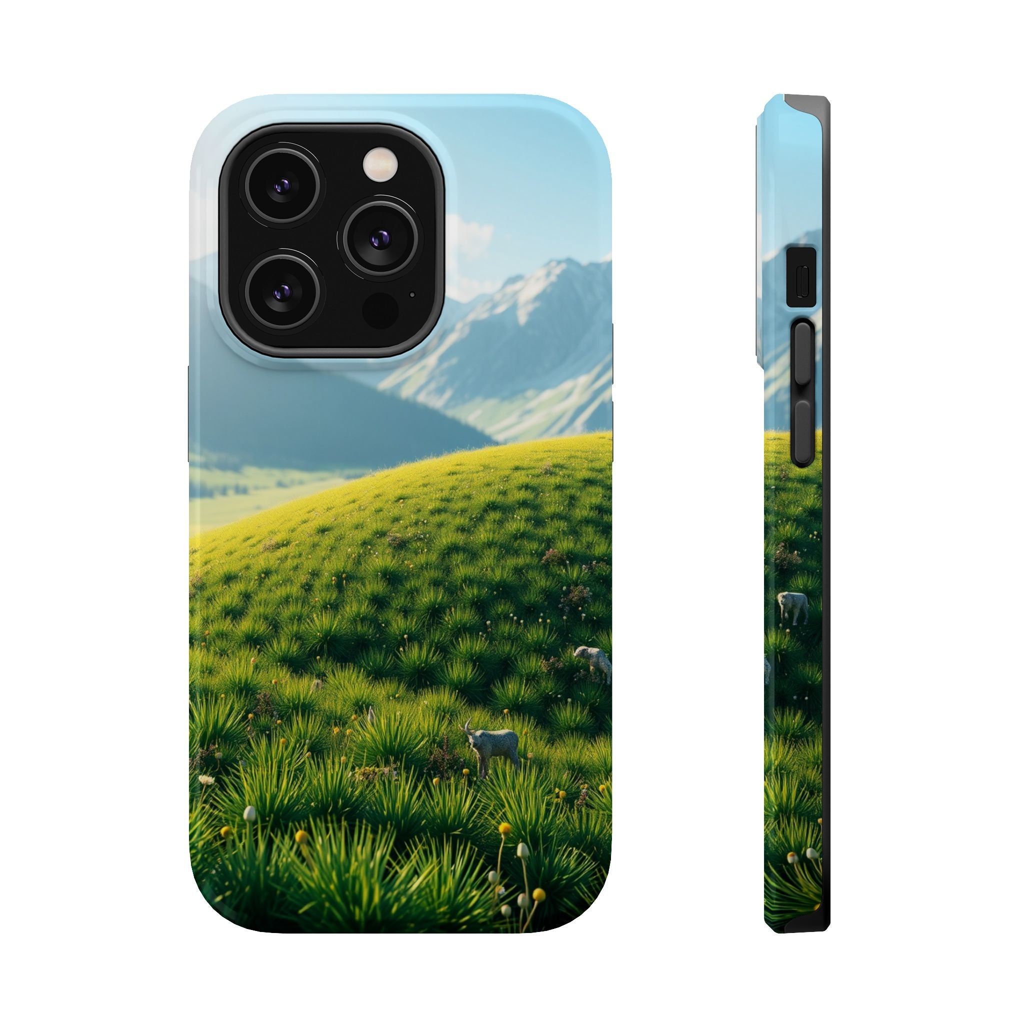 iPhone Vibrant Alpine Meadow Design Slim Everyday Designer Case · iPhone Case