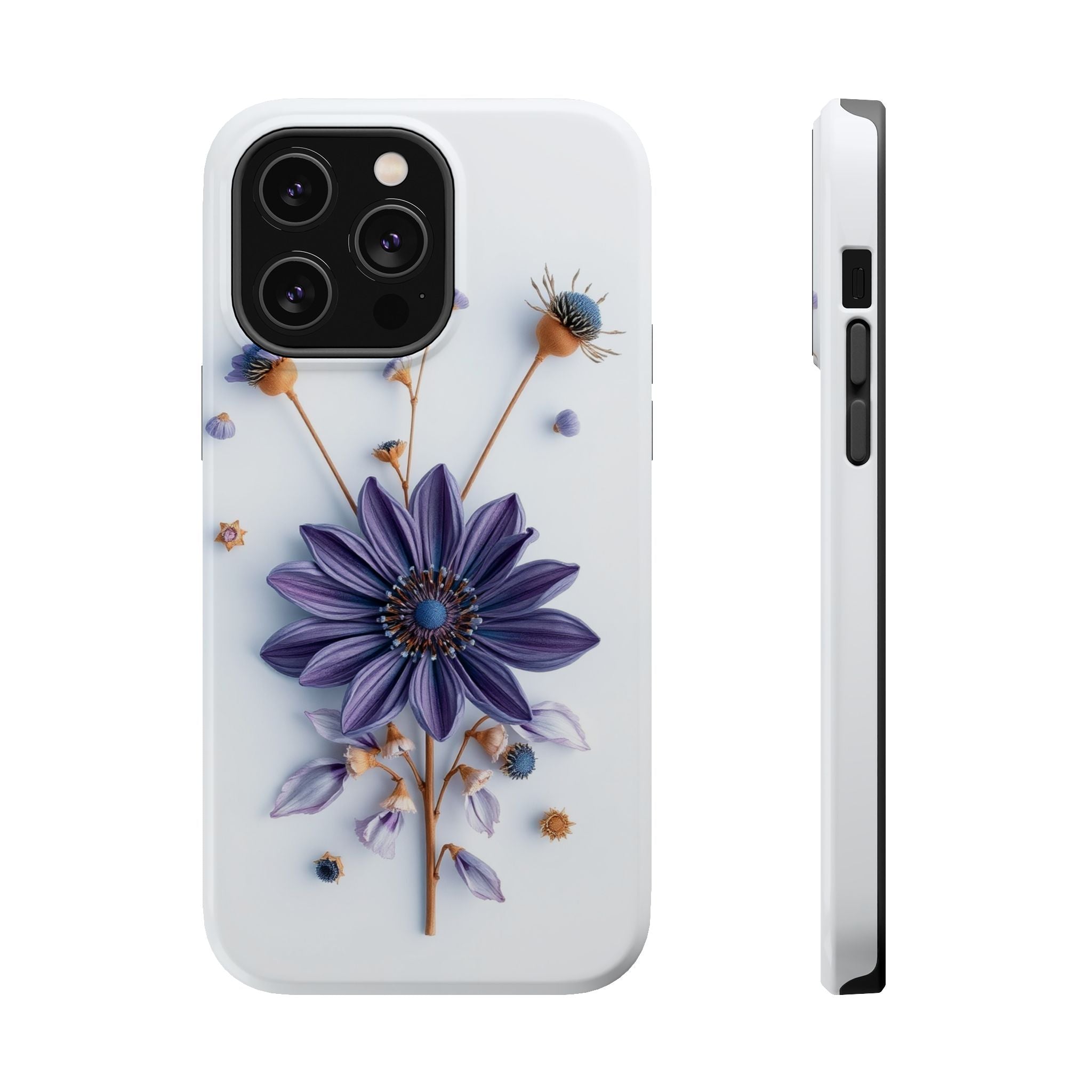 iPhone Dried Flower Flat Lay Pastel Kawaii Slim iPhone Everyday · iPhone Case