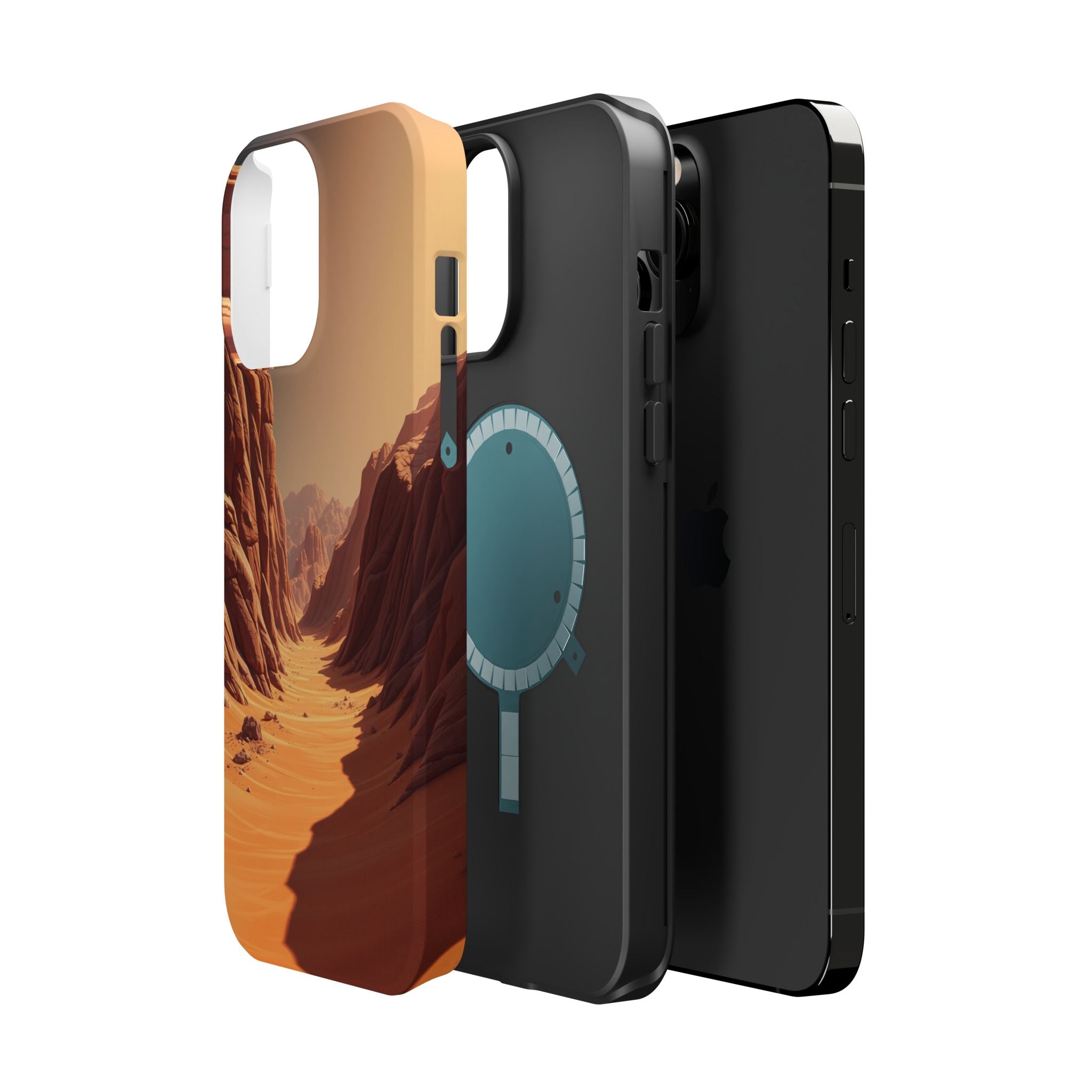 iPhone Burnt Orange And Sand Valley Floor Slim iPhone 20 Everyday · iPhone Case