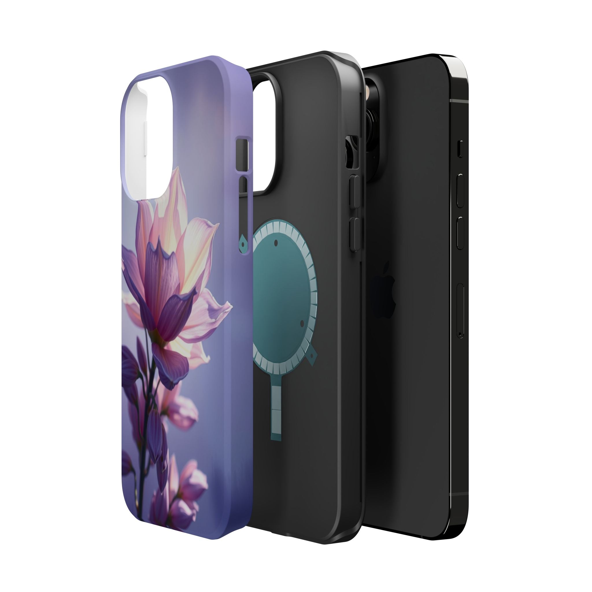 iPhone Floral Ombre Electric Art Bold Modern Everyday Snap Case · iPhone Case