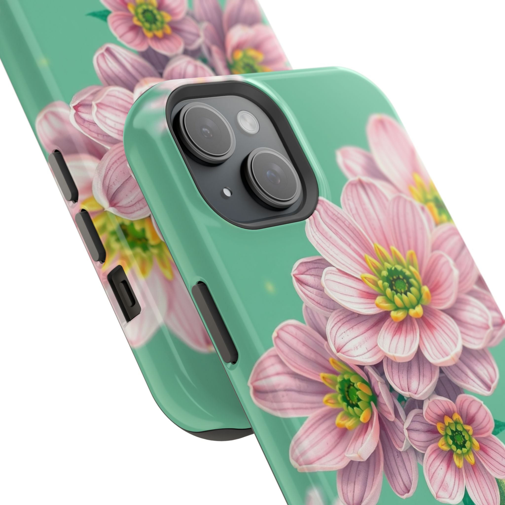 iPhone Vibrant Ranunculus Stack Design Slim Everyday Designer Case · iPhone Case