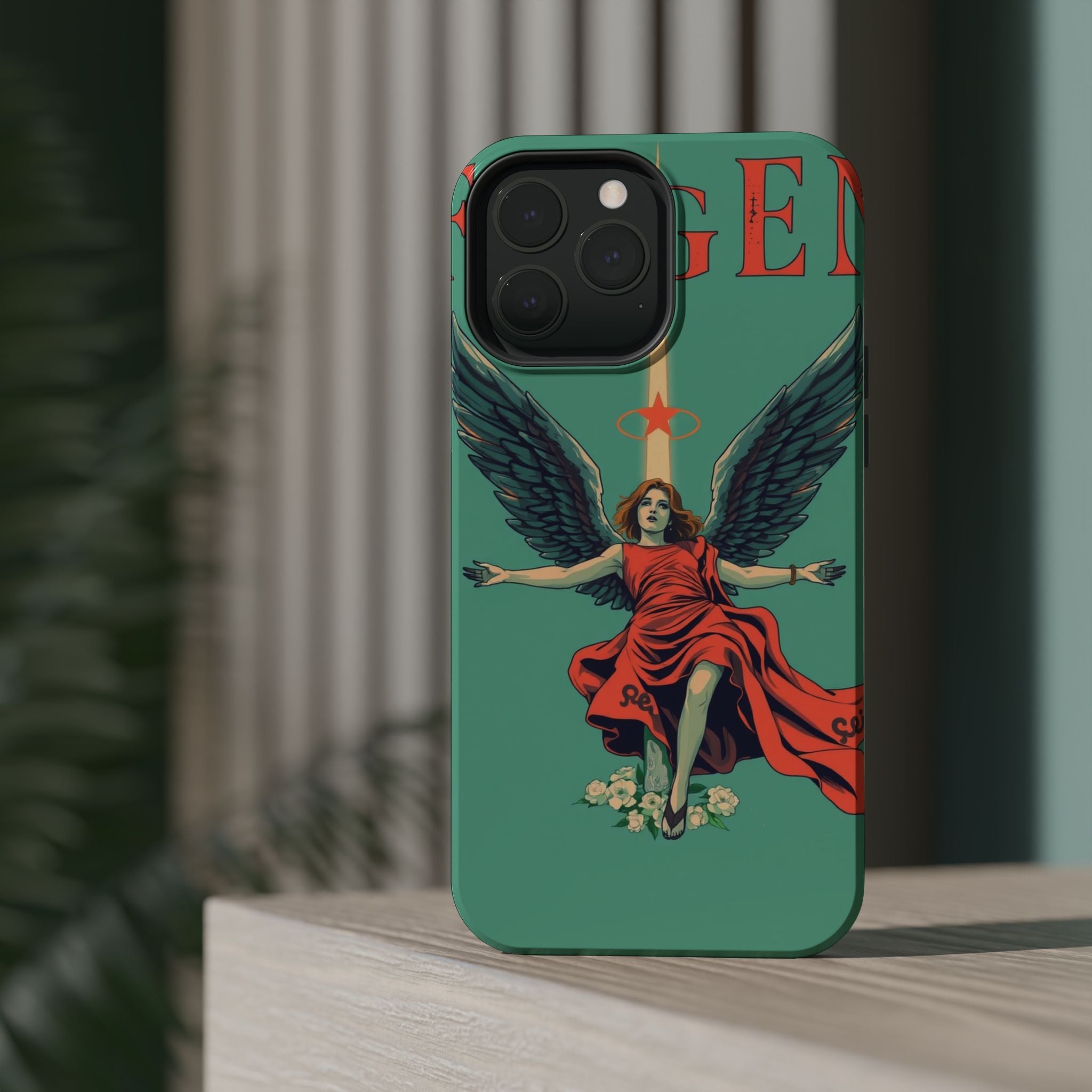 iPhone Radiant Fallen Angel Design Bold Modern Everyday Snap Case · iPhone Case