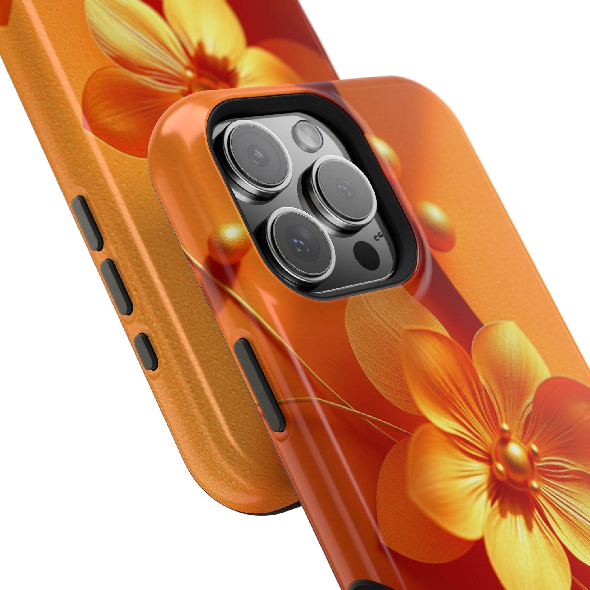 iPhone Floral Geometric Gold Foil Luxury Slim Everyday iPhone Designer · iPhone