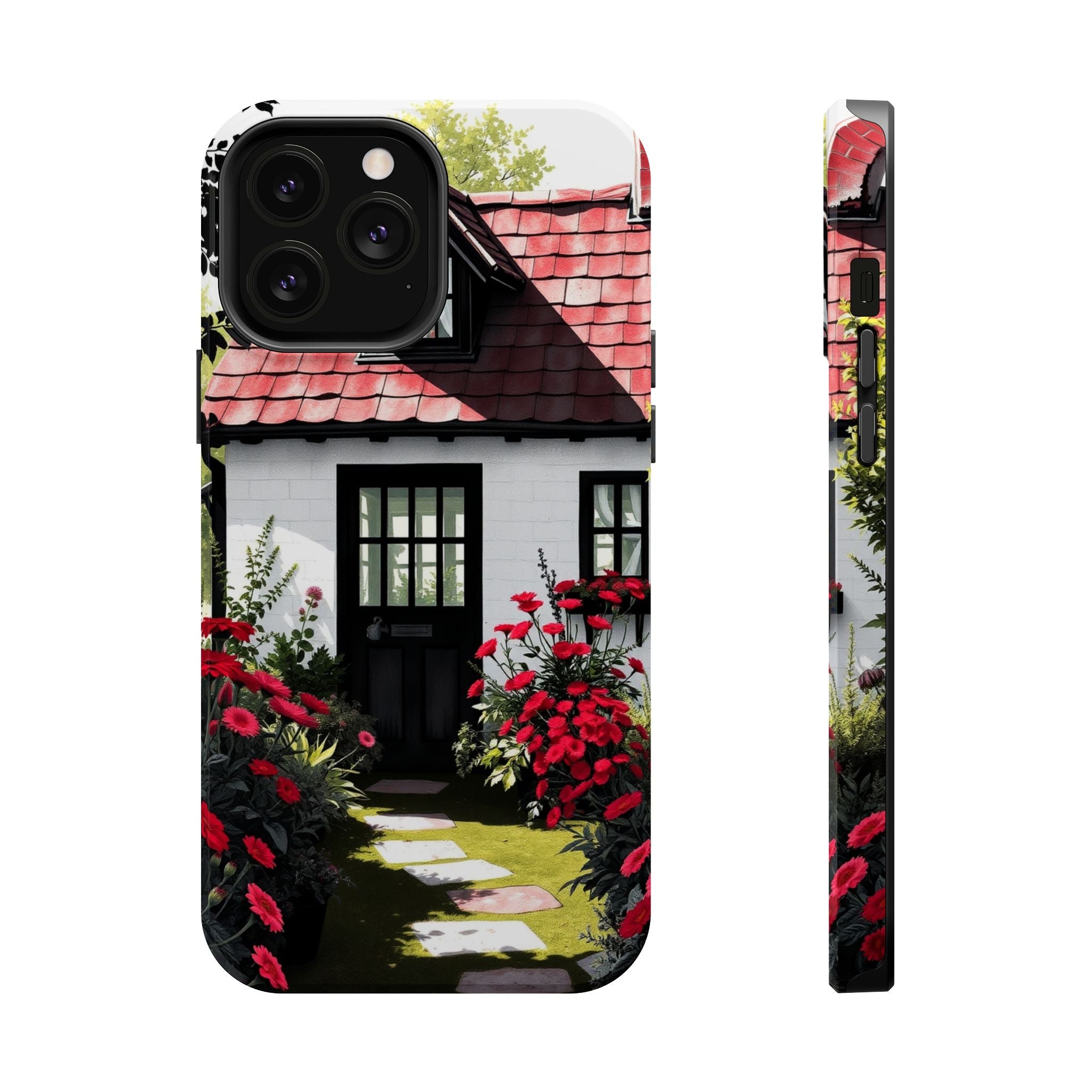 iPhone Cottage Garden Vibrant Watercolor Slim Snap Case · iPhone Case