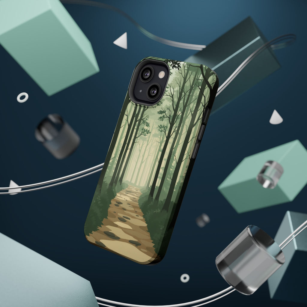 iPhone Sage And Ivory Misty Forest Path Slim Everyday iPhone 11 · iPhone Case
