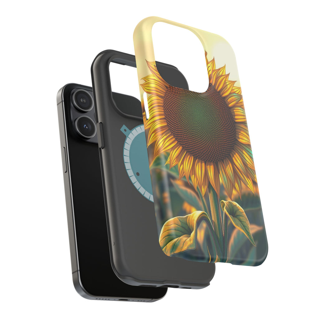 iPhone Sunflower Prairie Bold Art Bold Modern Everyday Snap Case · iPhone Case