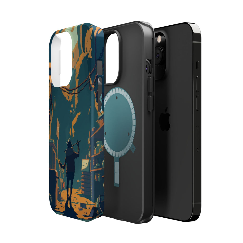 iPhone Mustard And Rust Unhinged in a Cute Way Soft Finish Everyday Case · iPhon