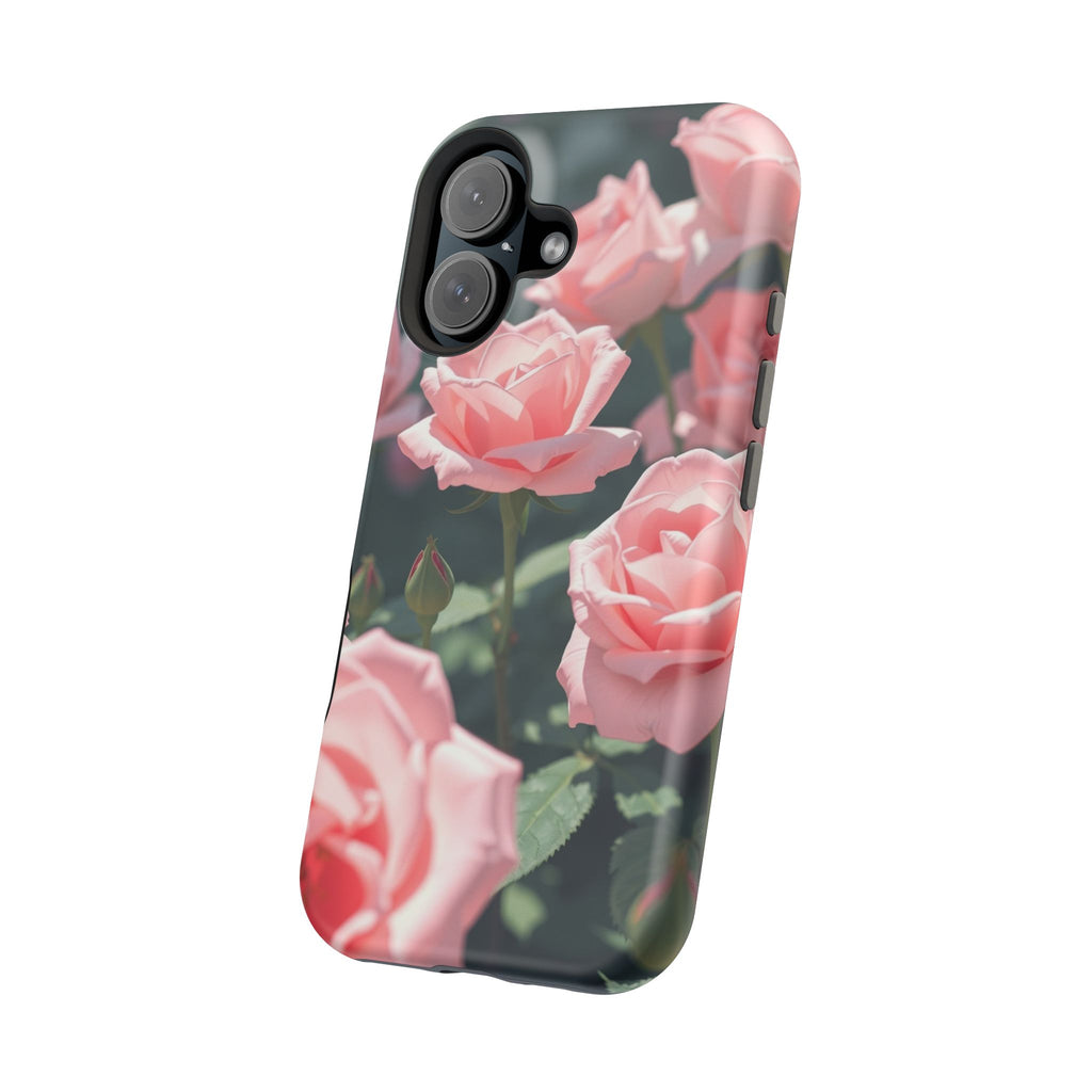 iPhone Mint And Blush Rose Garden Bold Modern Everyday Snap Case · iPhone Case