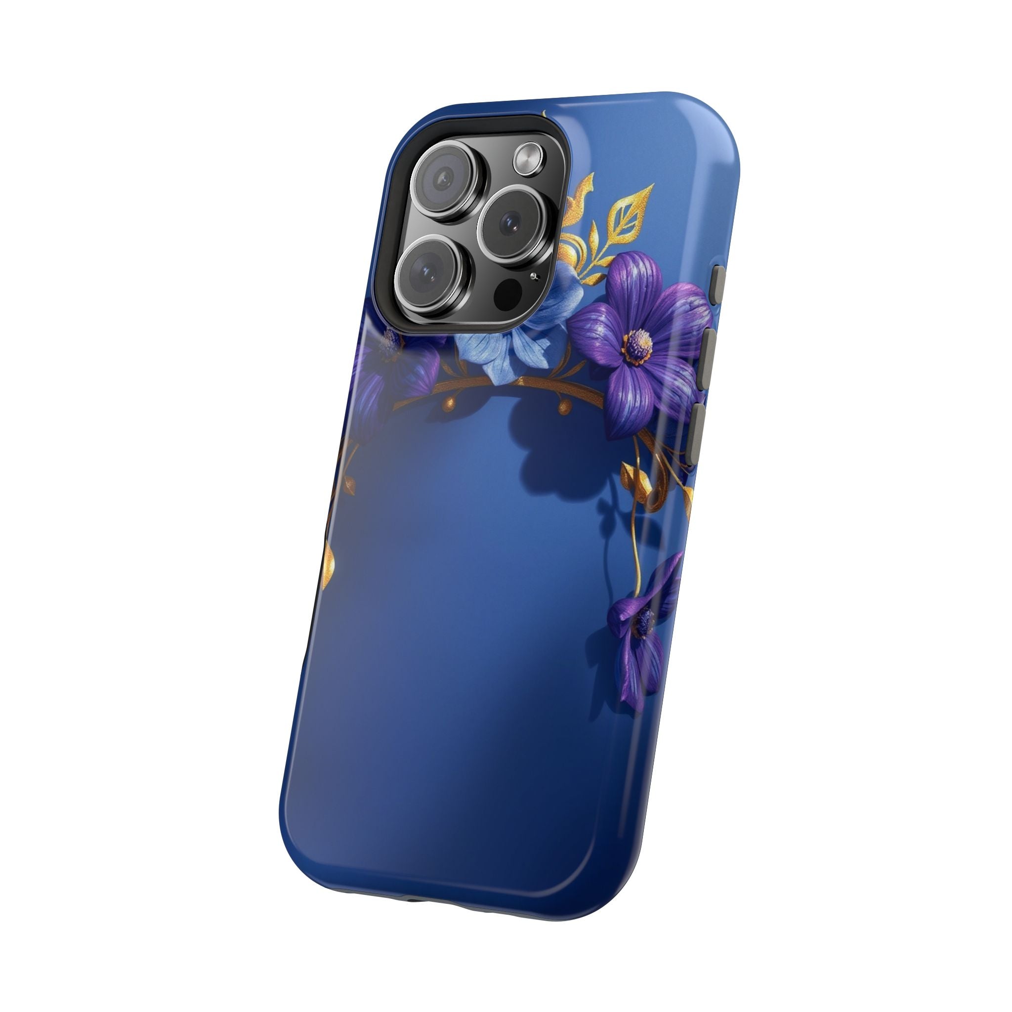 iPhone Vibrant Floral Crown Design 14 Slim Everyday Designer Case · iPhone Case