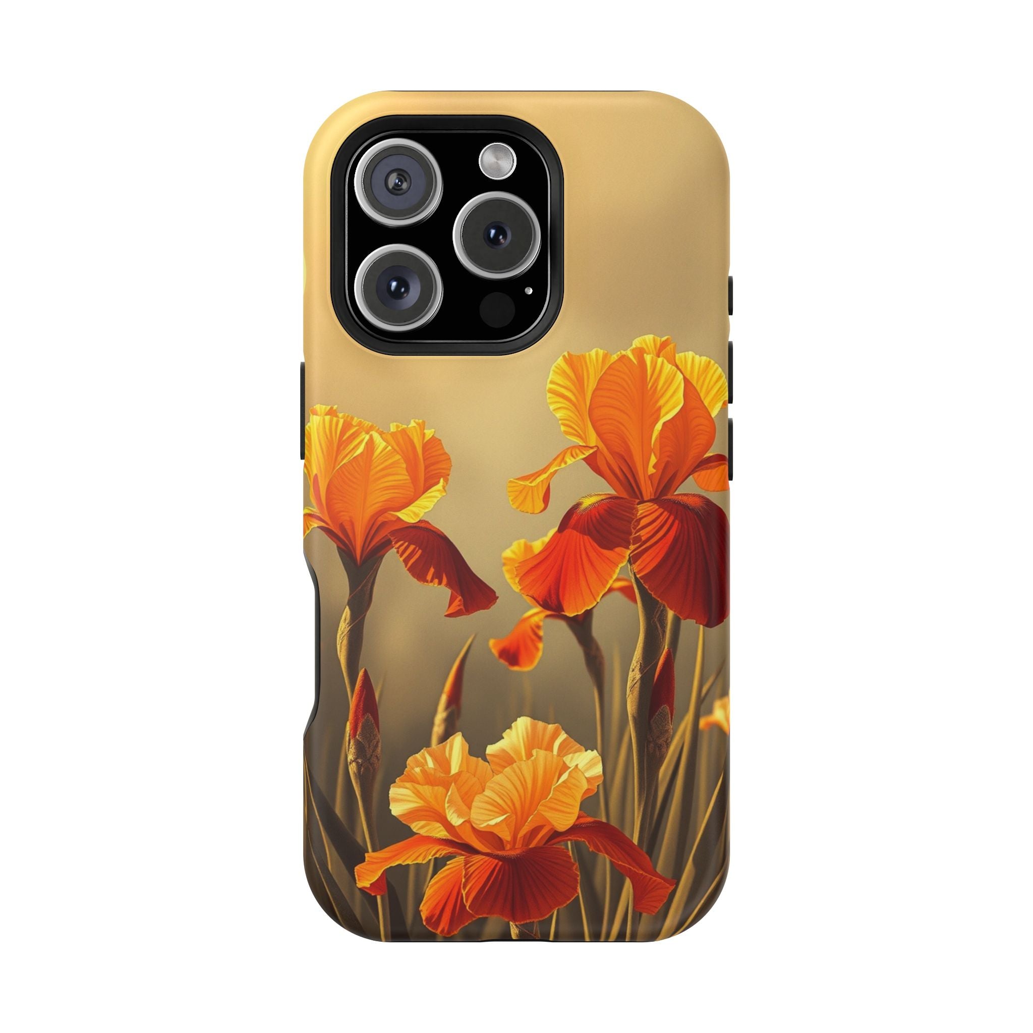 iPhone Iris Garden Gold Foil Luxury Slim Everyday Designer Case · iPhone Case