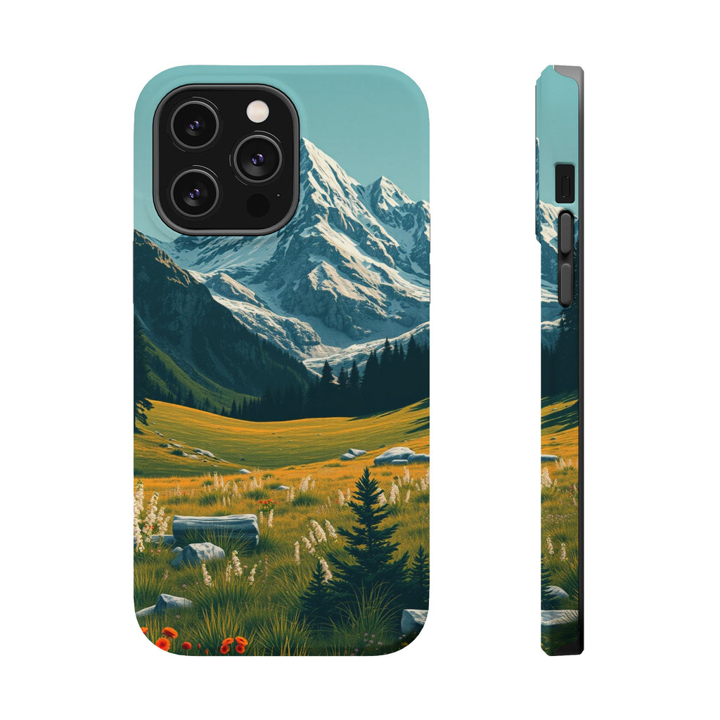 iPhone Alpine Meadow Bold Art 19 Bold Modern Everyday Snap Case · iPhone Case