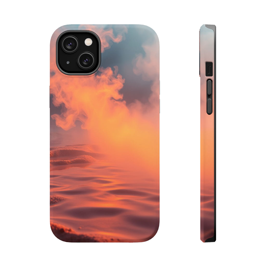 iPhone Burnt Orange And Sand Hot Spring Steam Slim iPhone Everyday · iPhone Case