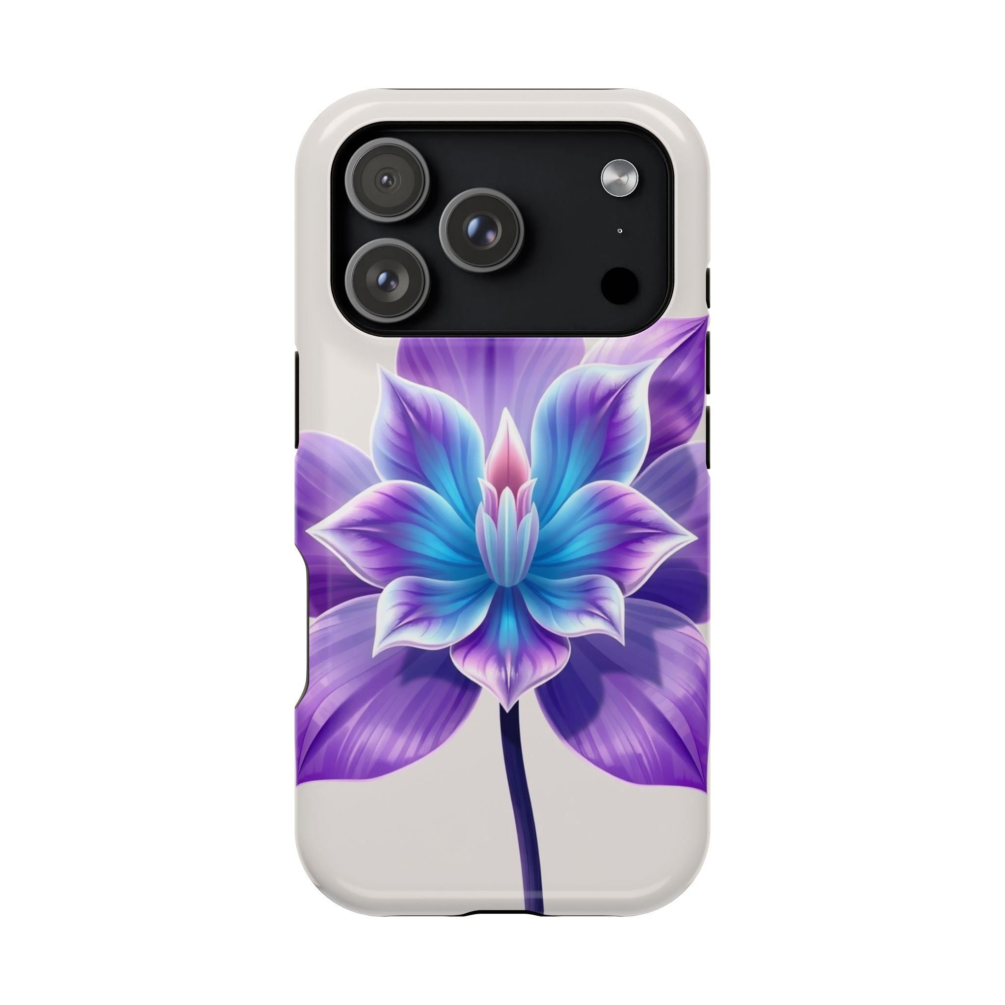 iPhone Dreamy Neon Floral Design 10 Slim Everyday Designer Case · iPhone Case