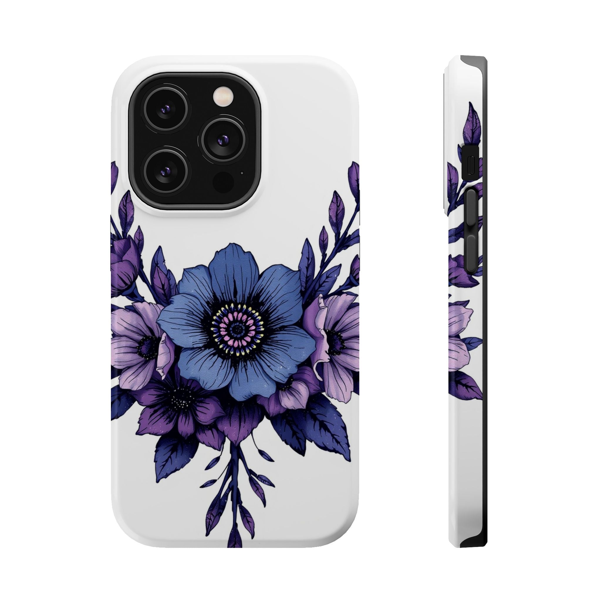 iPhone Floral Crown Grunge Distressed Slim Everyday Designer Case · iPhone Case
