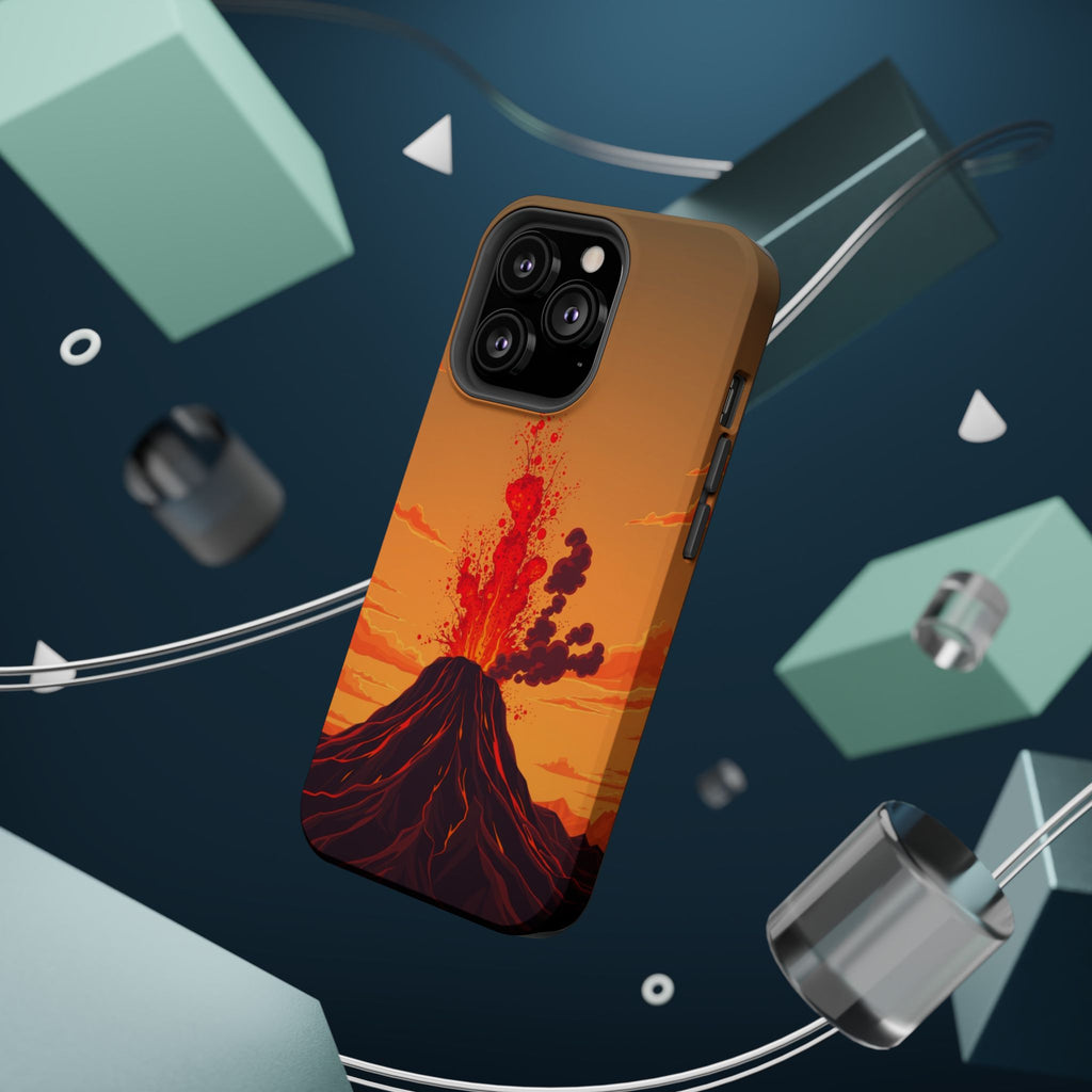 iPhone Sunset Amber And Peach Volcanic Eruption Soft iPhone Finish · iPhone Case