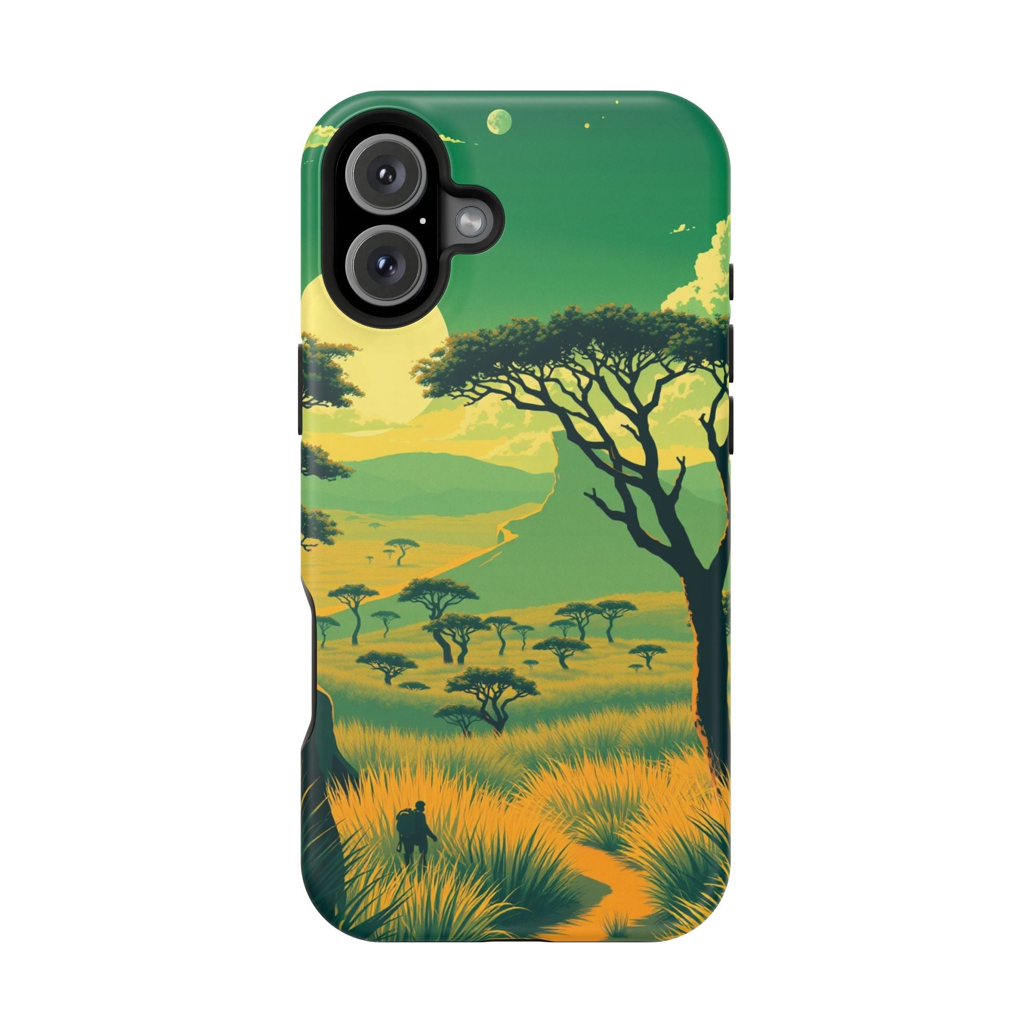 iPhone Savanna Horizon Pixel Art -Bit Slim Everyday Designer Case · iPhone Case