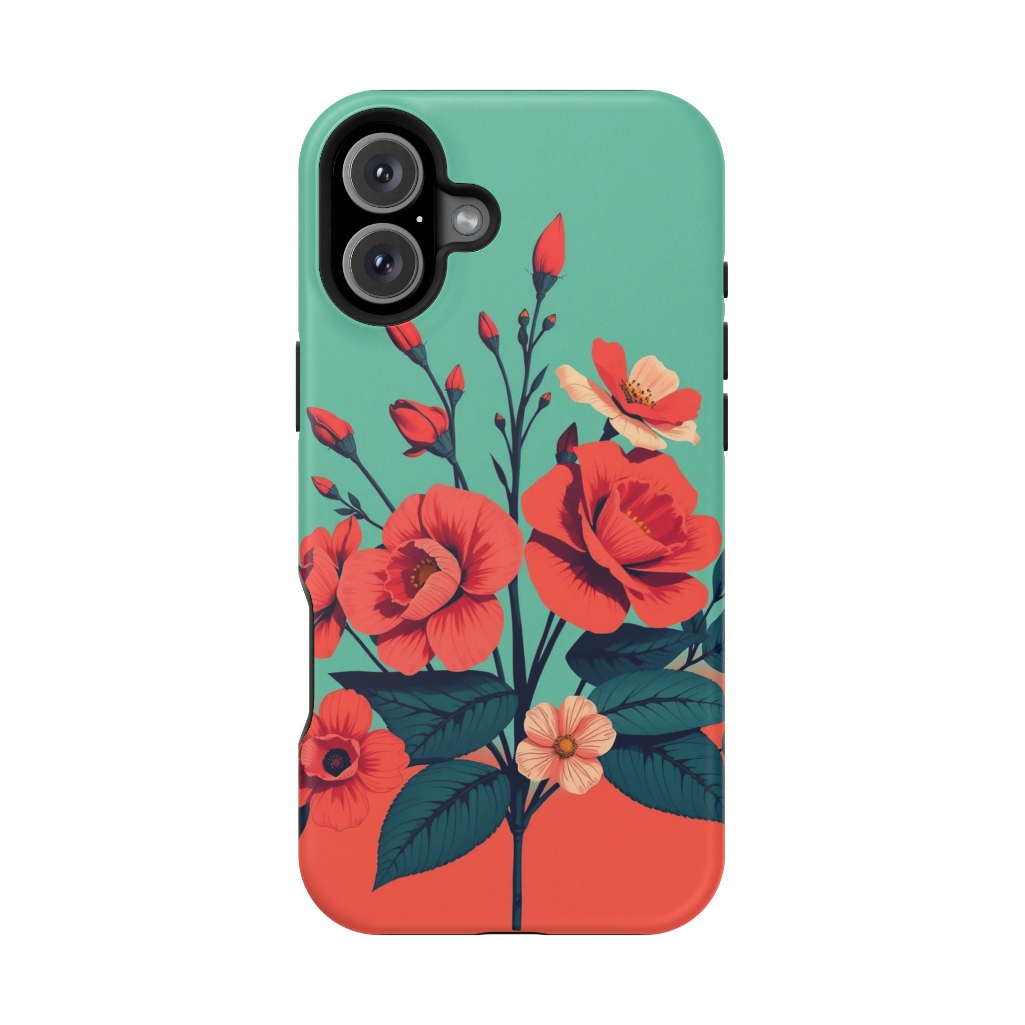 iPhone Pin-up Floral Cinematic Art Bold Modern Everyday Snap Case · iPhone Case