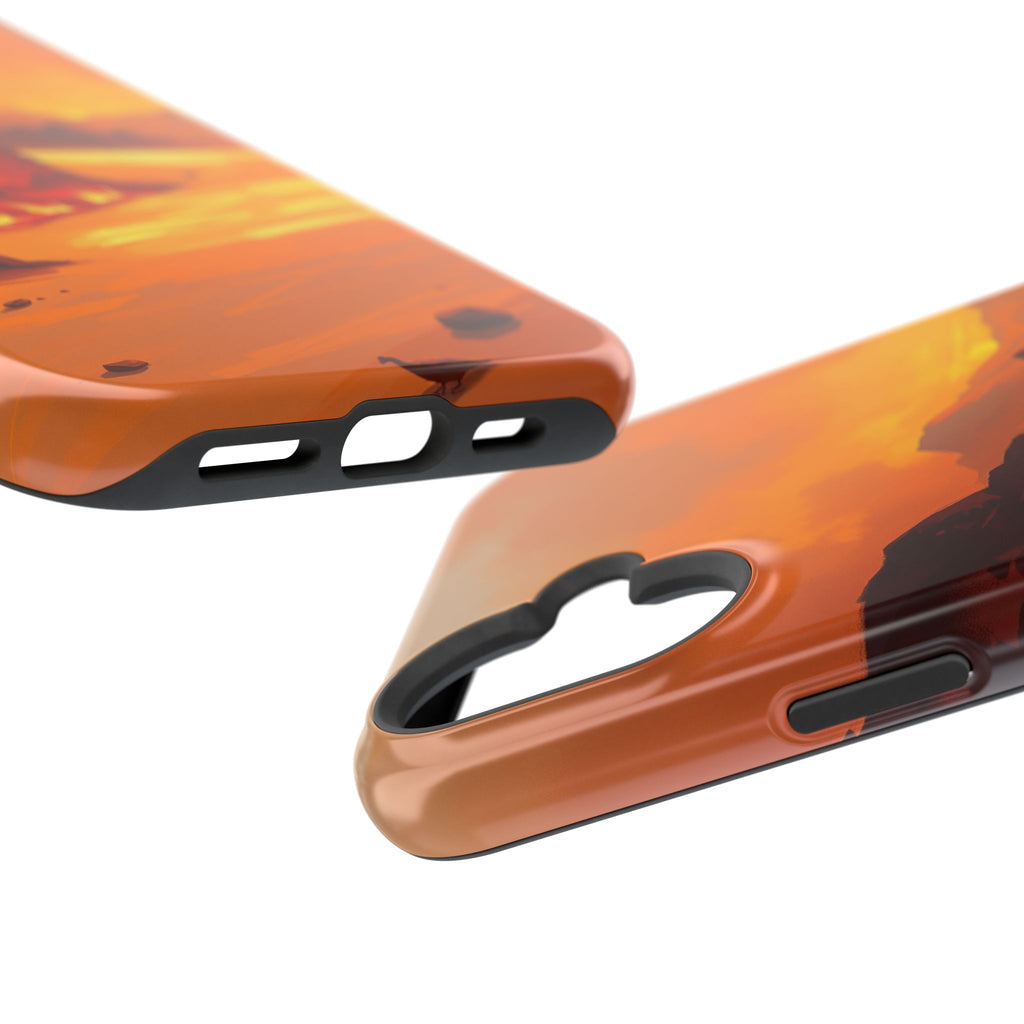 iPhone Burnt Orange And Sand Wildfire Glow Slim iPhone Everyday · iPhone Case