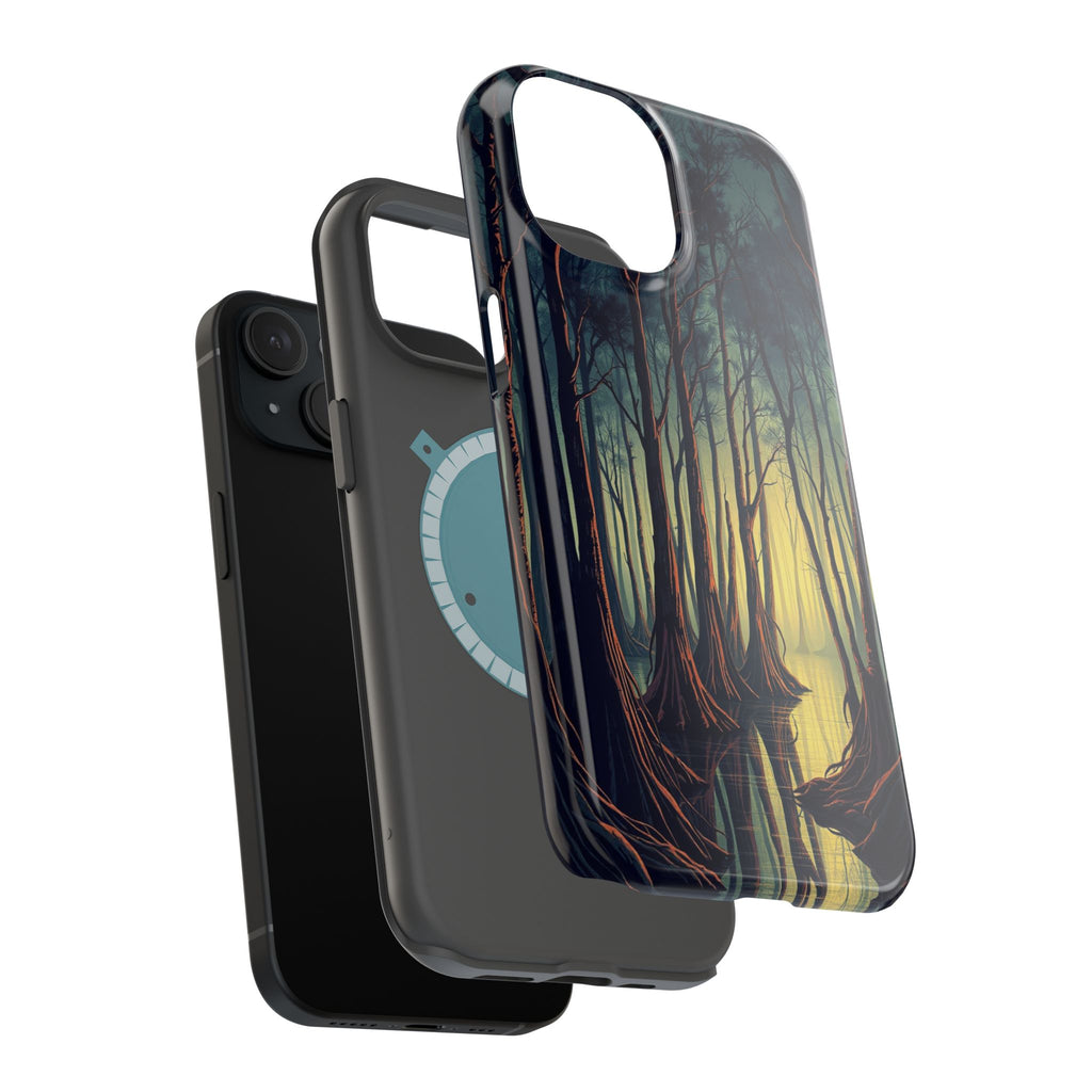 iPhone Cypress Swamp Cinematic Art Bold Modern Everyday Snap Case · iPhone Case