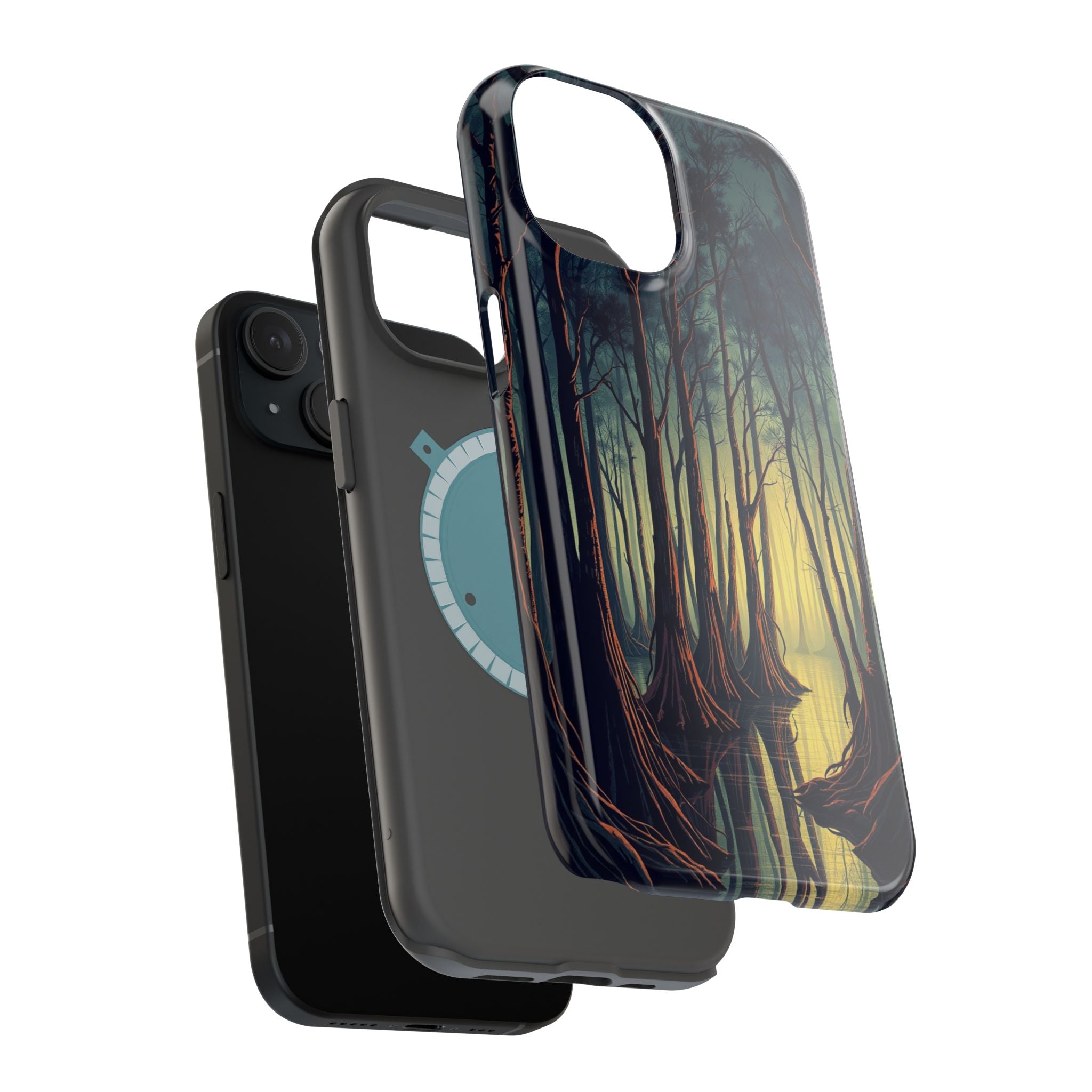 iPhone Cypress Swamp Cinematic Art Bold Modern Everyday Snap Case · iPhone Case