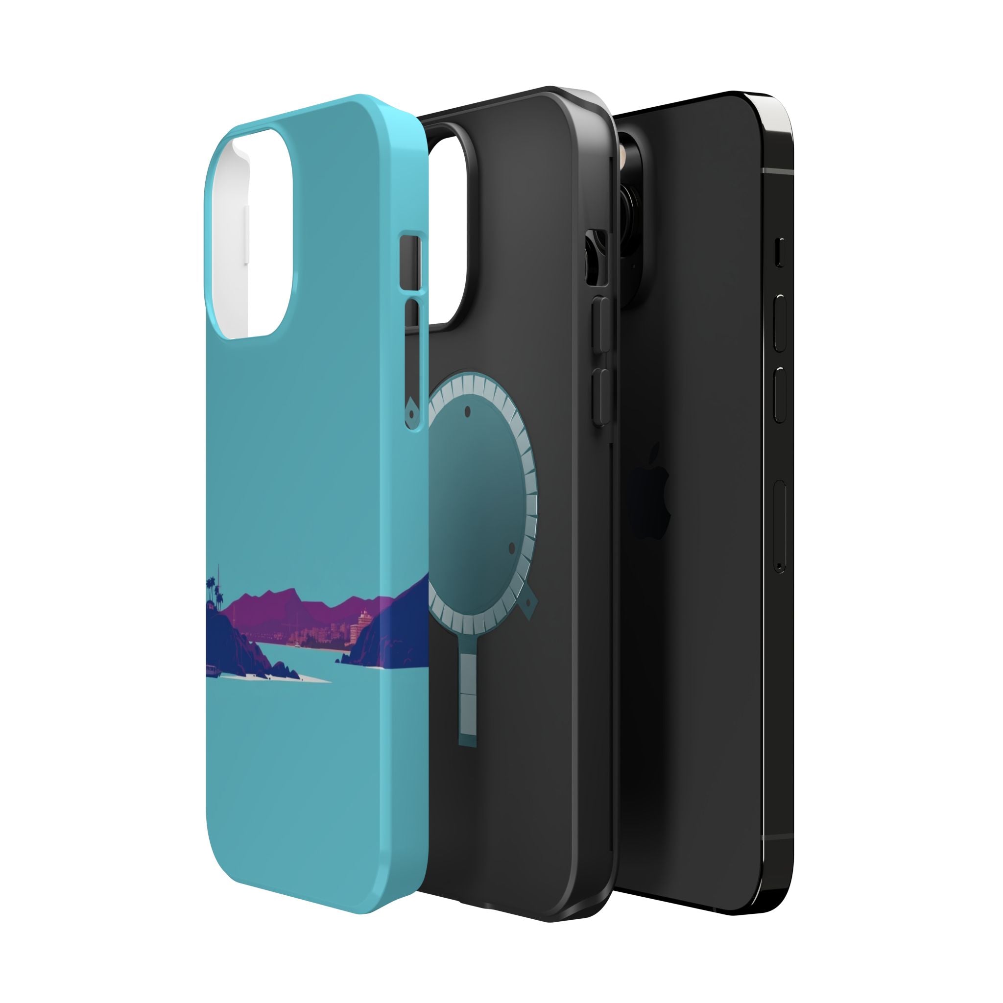 iPhone Hibiscus Coast Mystic Art Bold Modern Everyday Snap Case · iPhone Case