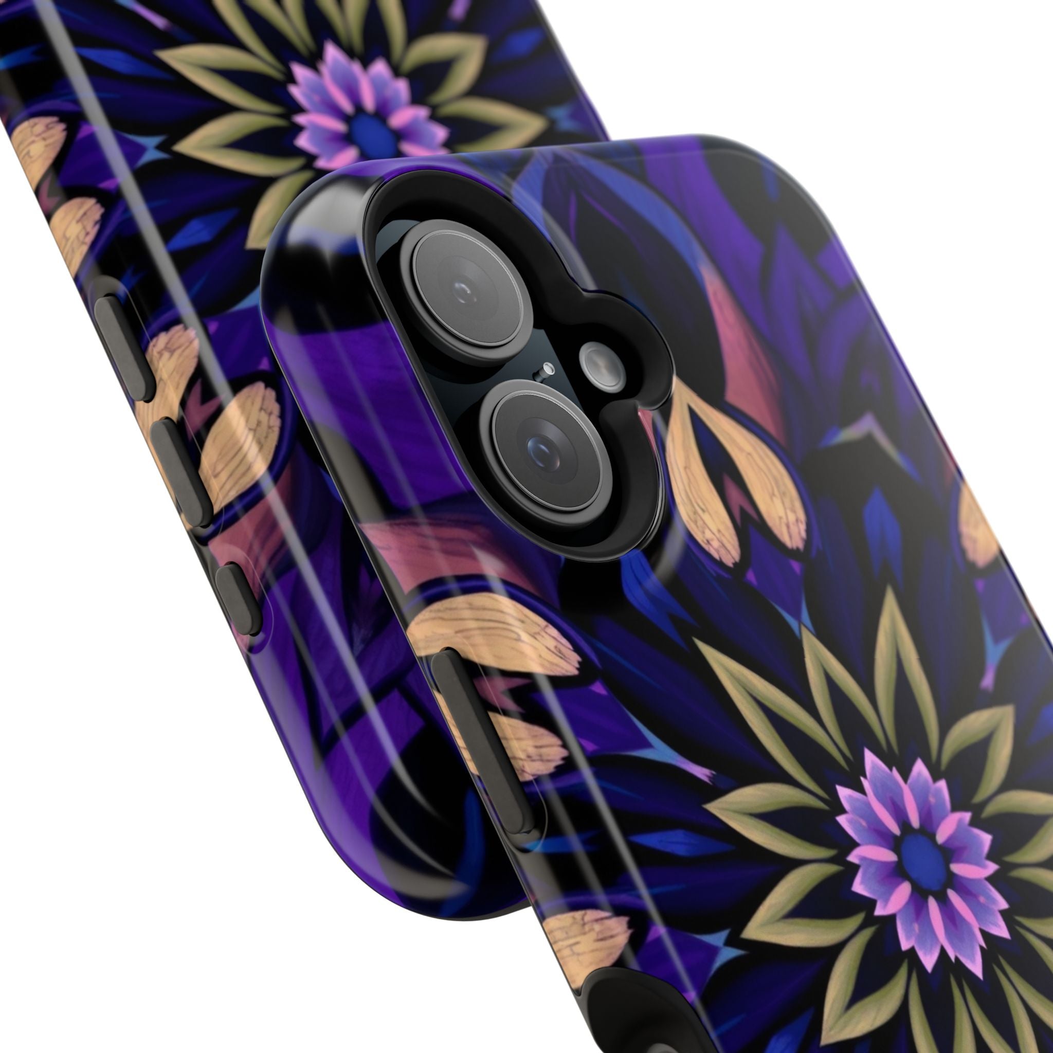 iPhone Floral Mandala Mystic Art Bold Modern Everyday Snap Case · iPhone Case