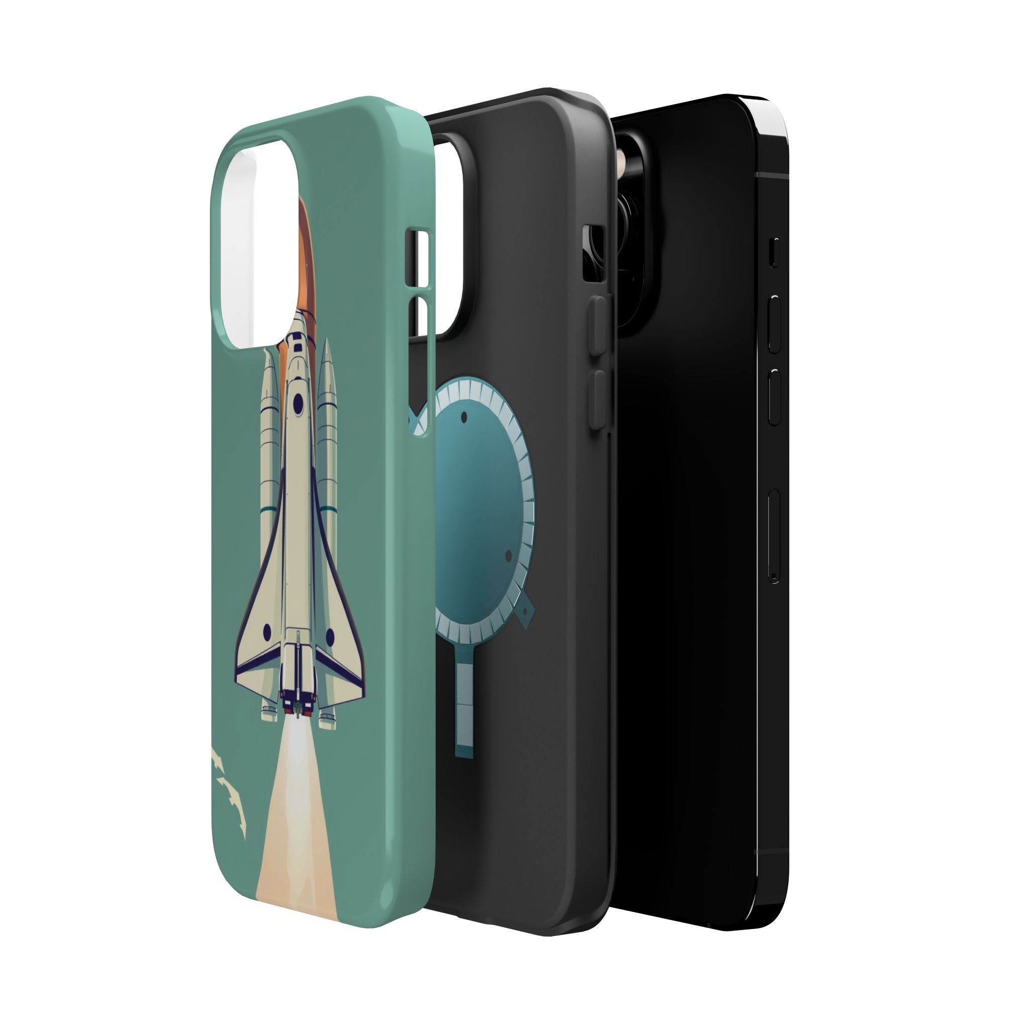 iPhone Retro Space Shuttle Cinematic Art Slim Everyday Designer Case · iPhone Ca