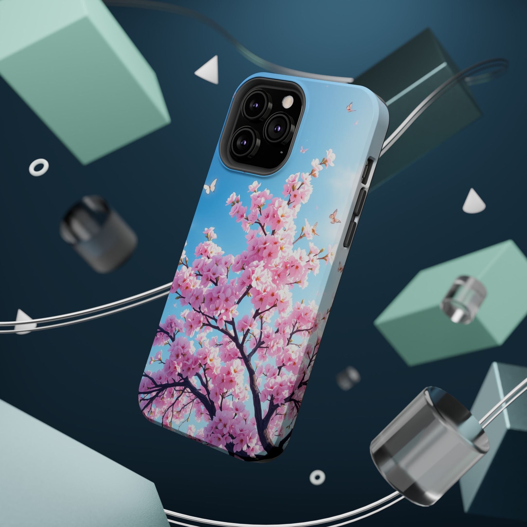 iPhone Cherry Blossom Floral Slim Everyday Designer Case · iPhone Case