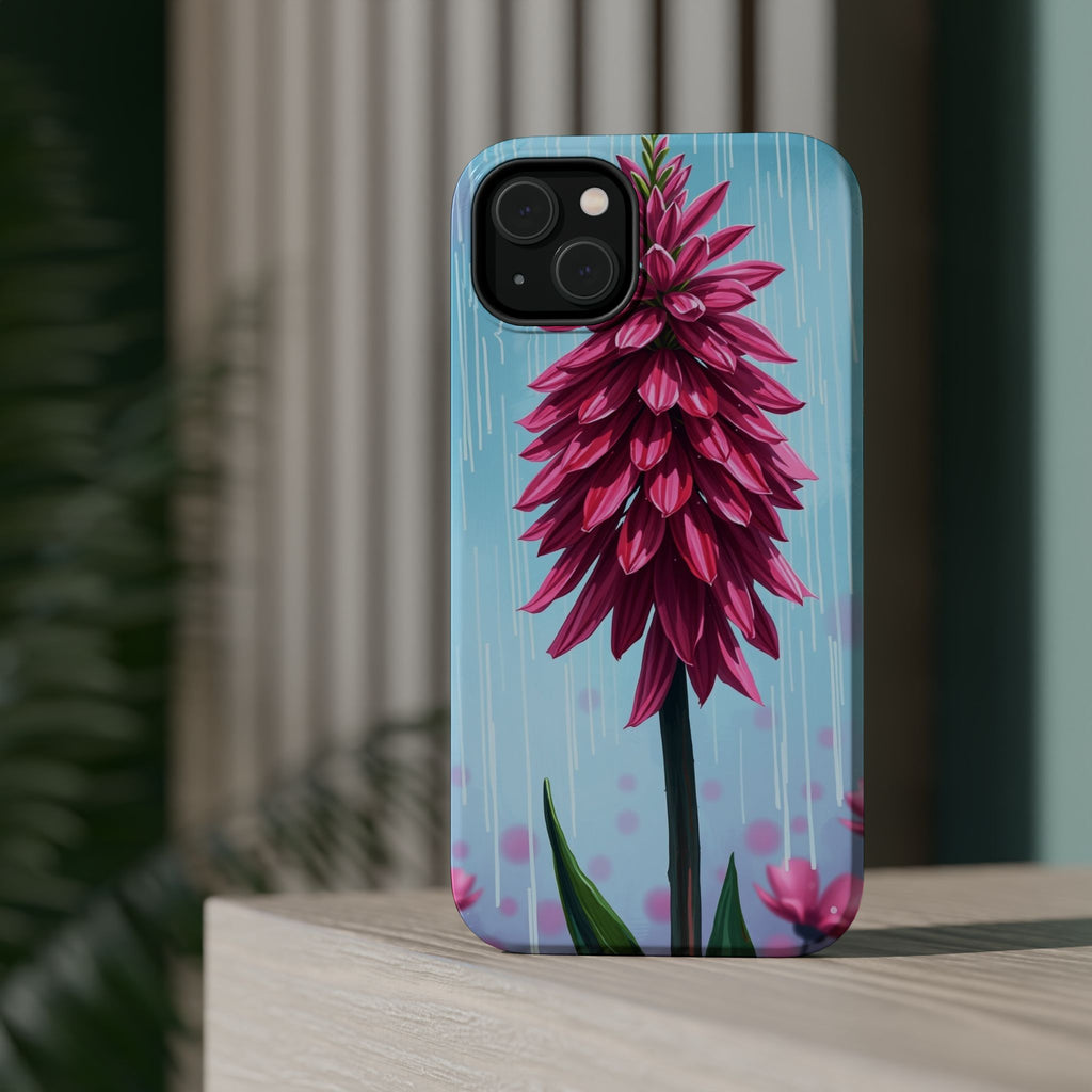 iPhone Cyan And Magenta Spring Shower Bloom Slim iPhone Everyday · iPhone Case