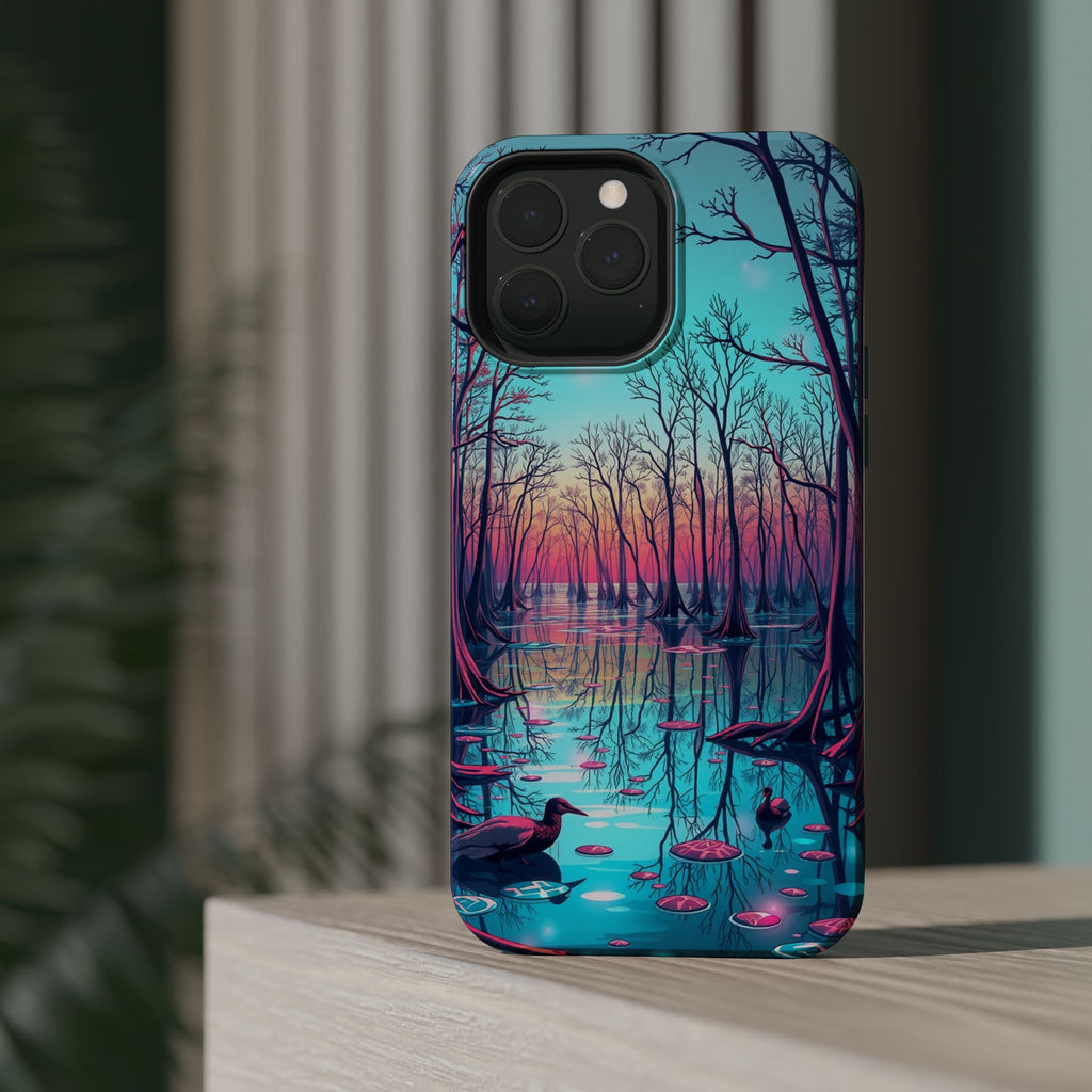 iPhone Cypress Swamp Holographic Iridescent Slim iPhone Everyday · iPhone Case
