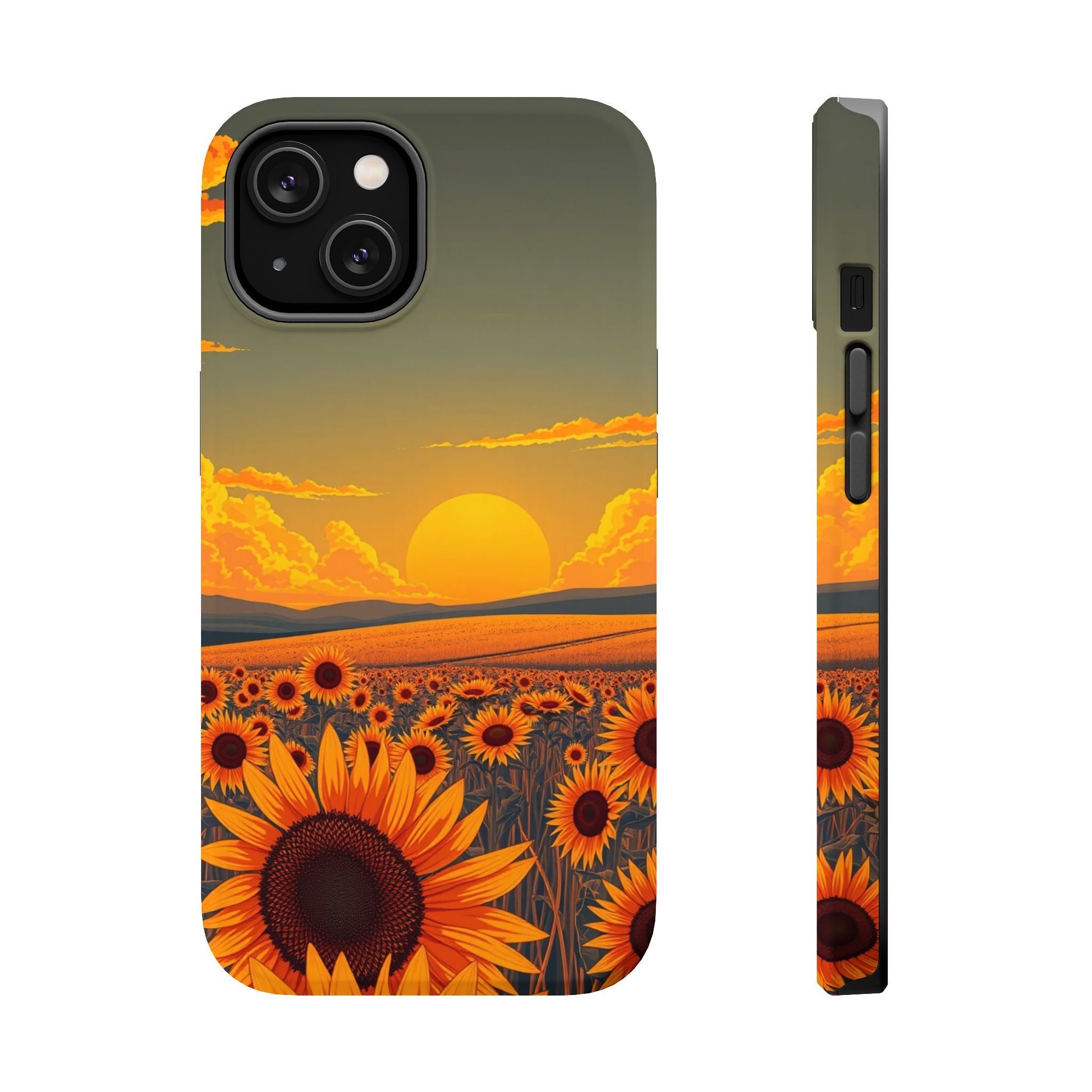 iPhone Vibrant Sunflower Prairie Design Slim Everyday iPhone Designer · iPhone C