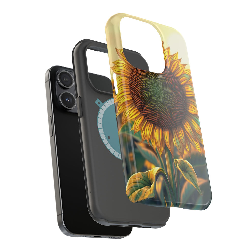iPhone Sunflower Prairie Bold Art Bold Modern Everyday Snap Case · iPhone Case