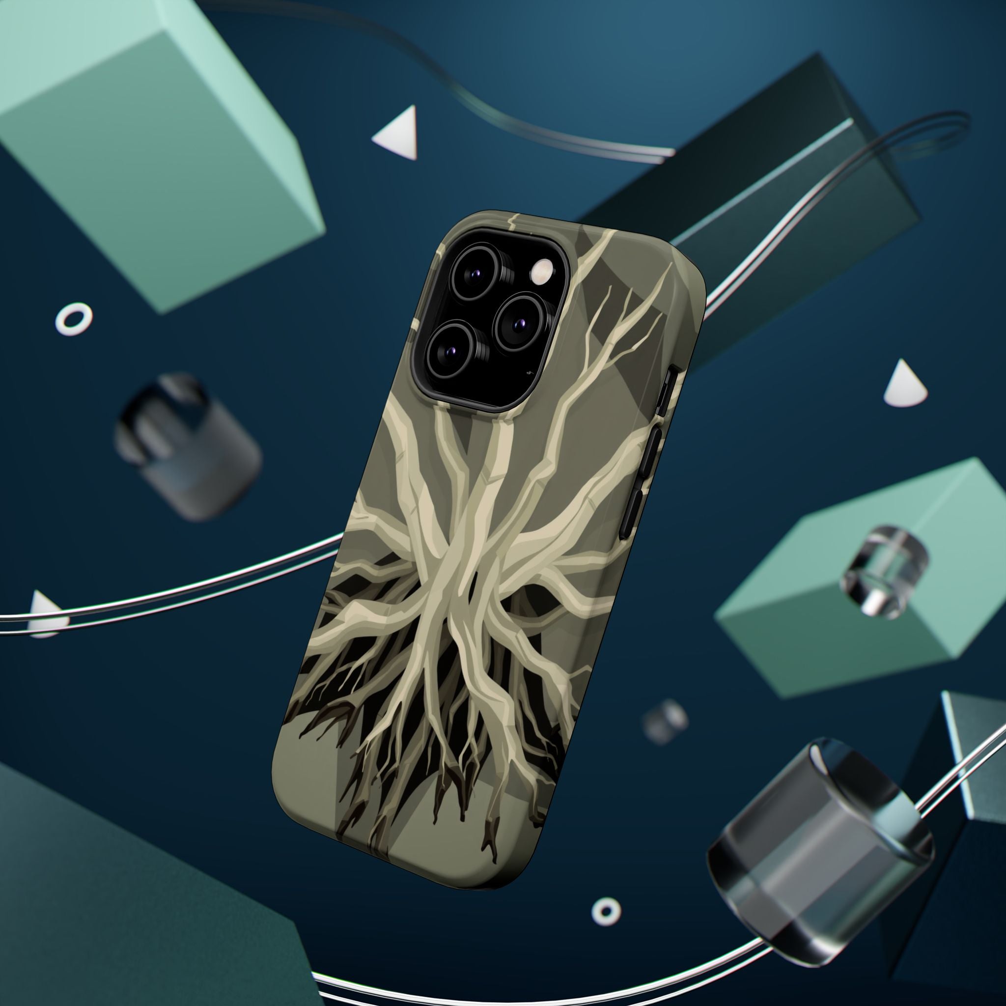iPhone Sage And Ivory Mangrove Roots Slim Everyday Designer Case · iPhone Case