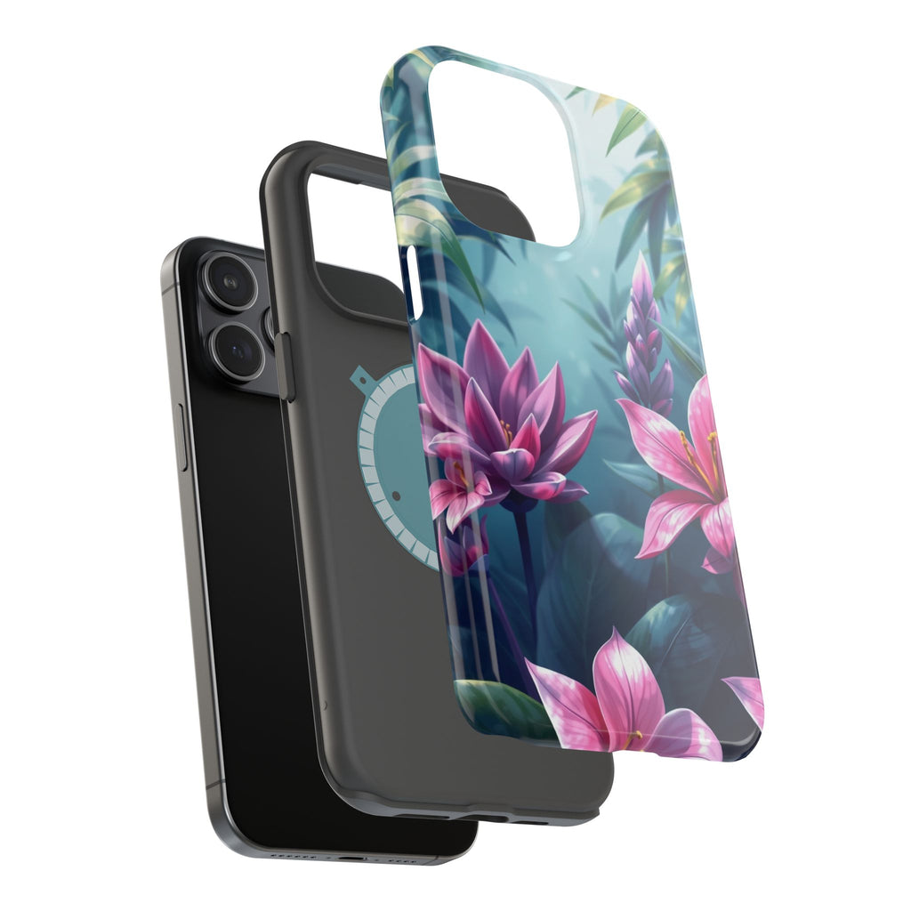 iPhone Indigo And Violet Jungle Floral Slim Everyday Designer Case · iPhone Case