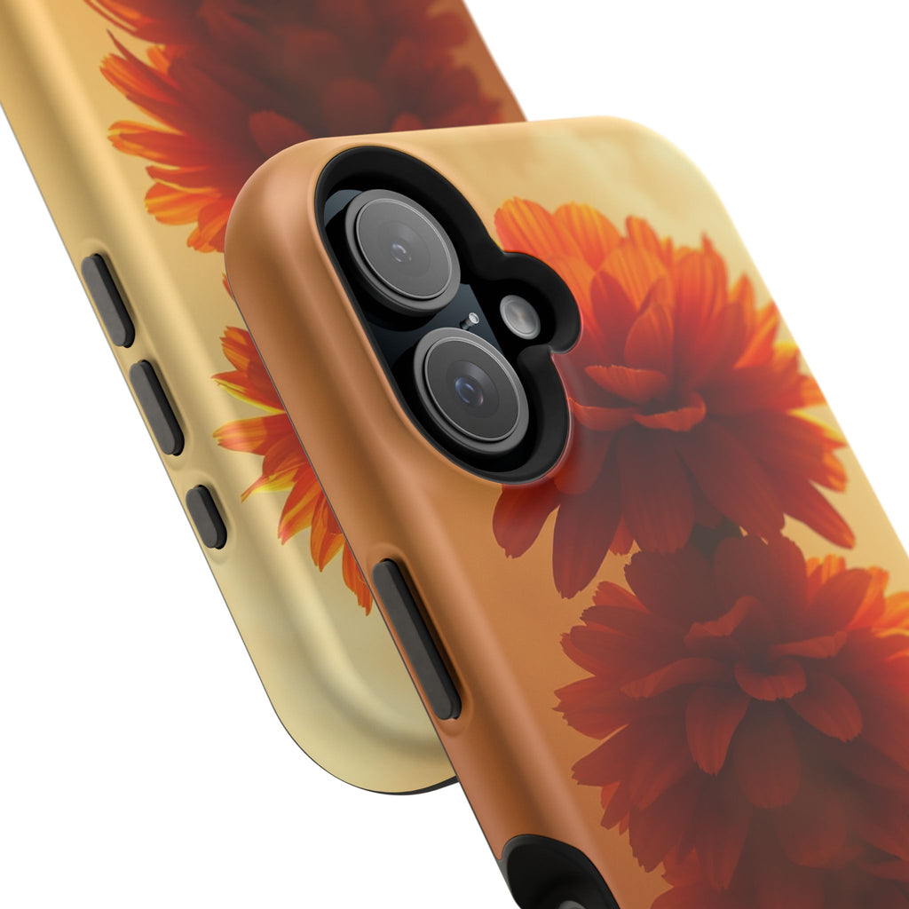 iPhone Ranunculus Stack 3D Digital Bold Modern Everyday Snap Case · iPhone Case