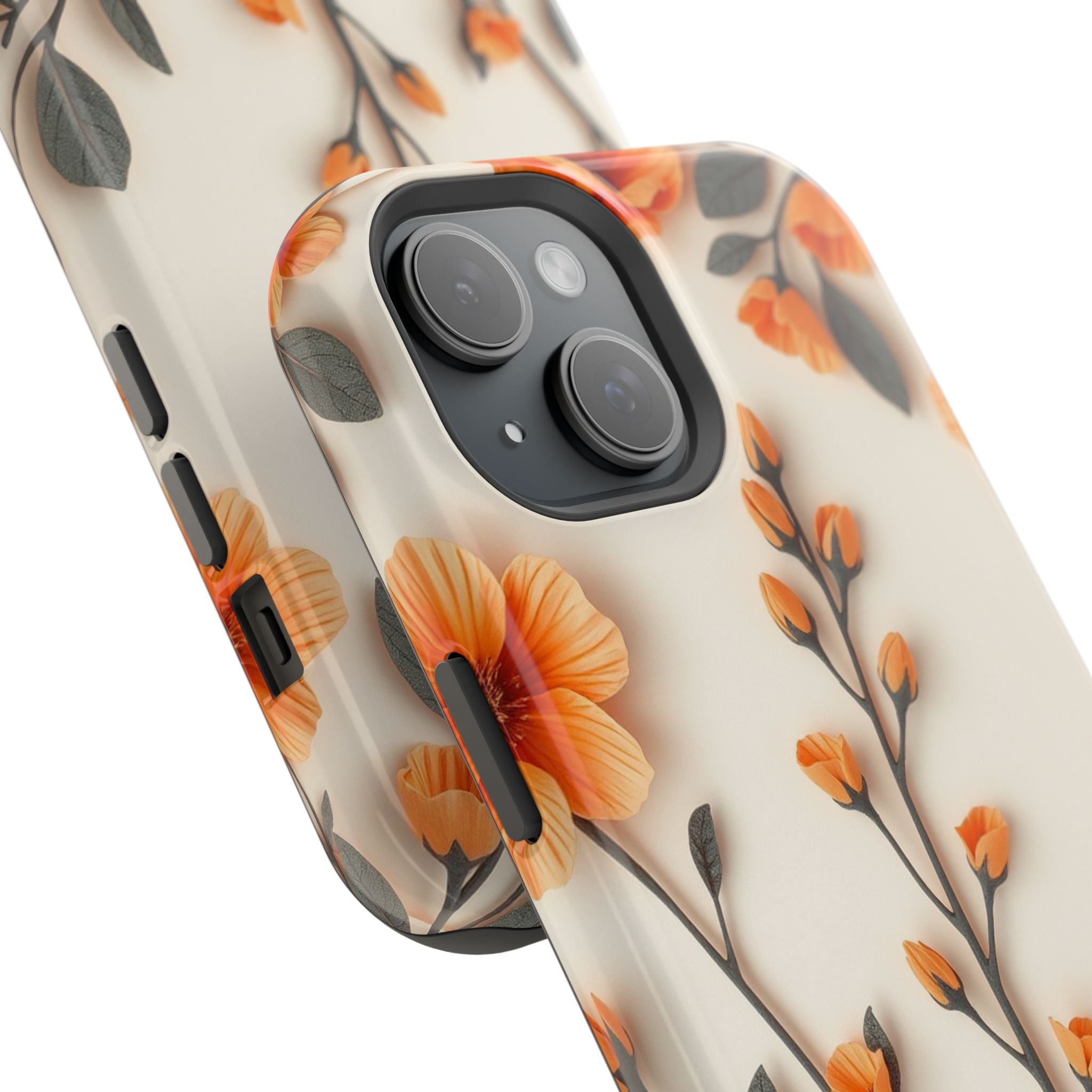 iPhone Vintage Botanical Print Paper Cut Art Slim iPhone Everyday · iPhone Case