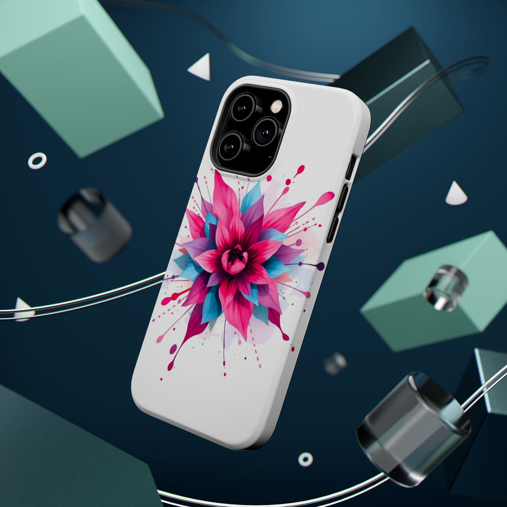 iPhone Floral Watercolor Splash Electric Art Slim iPhone Everyday · iPhone Case