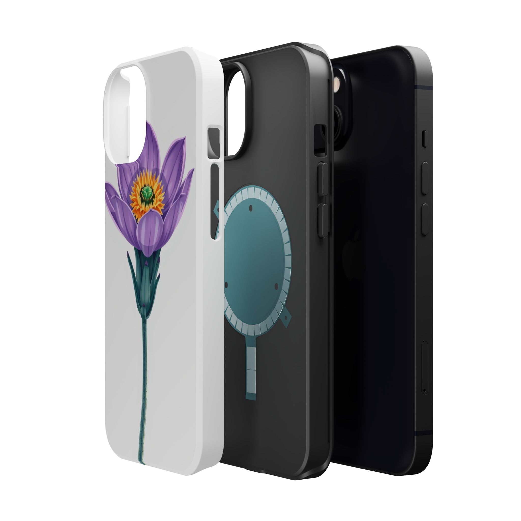 iPhone Indigo And Violet Desert Flower Slim Everyday Designer Case · iPhone Case