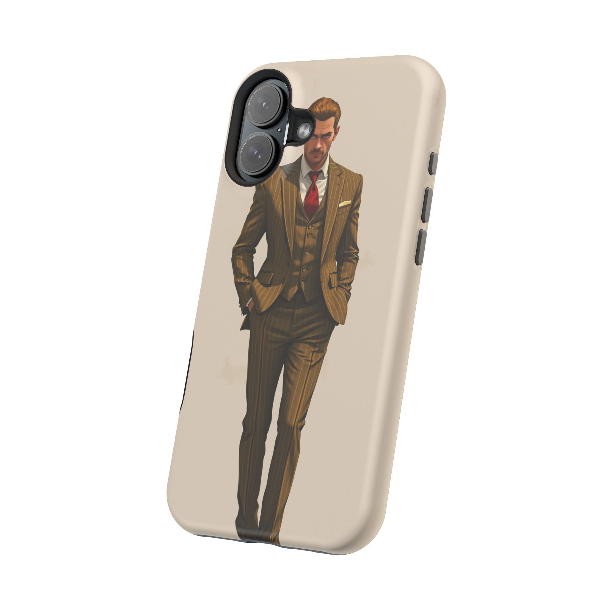 iPhone Pinstripe Suit Grunge Distressed Slim Everyday Designer Case · iPhone Cas