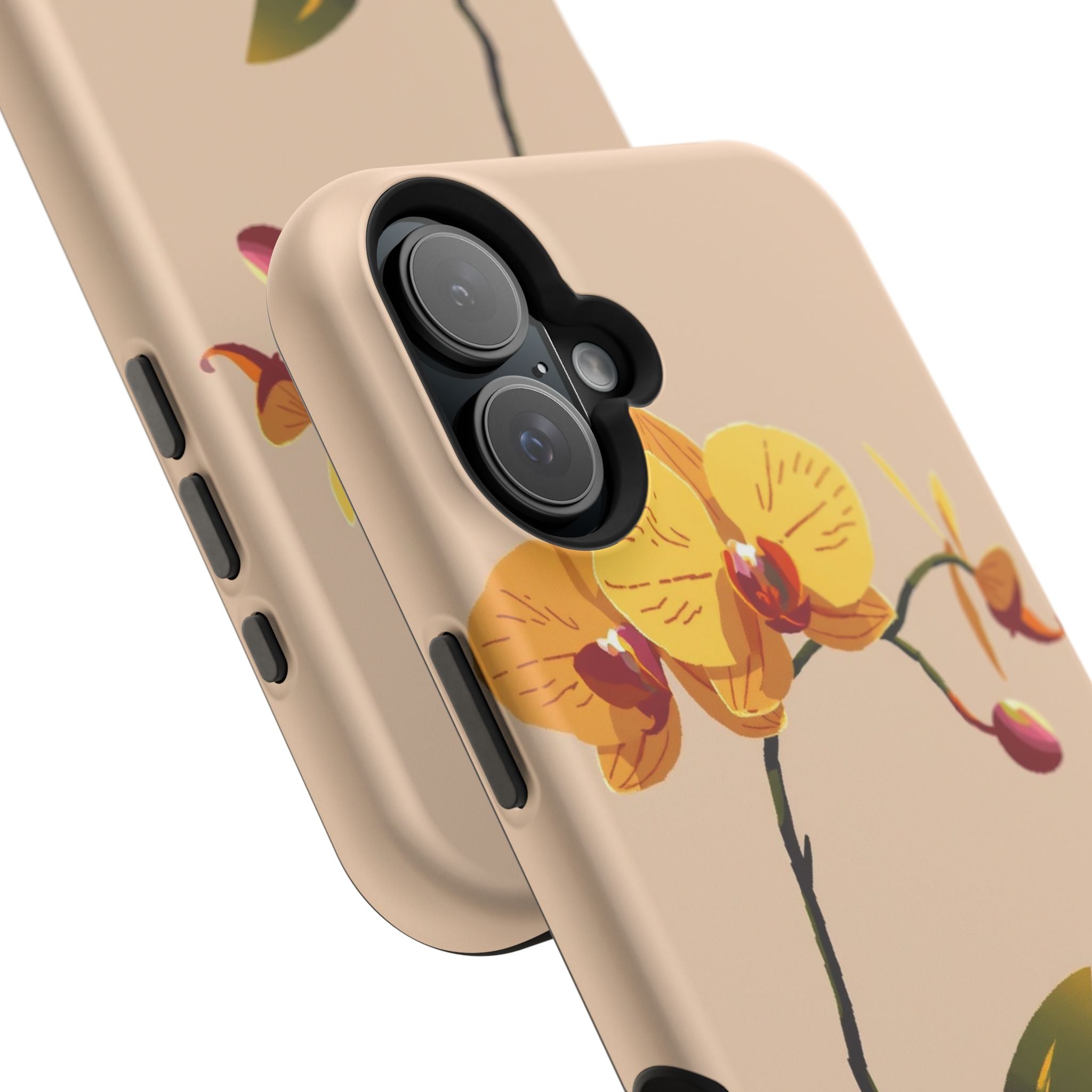 iPhone Orchid Study Pixel Art -Bit Bold Modern Everyday Snap Case · iPhone Case