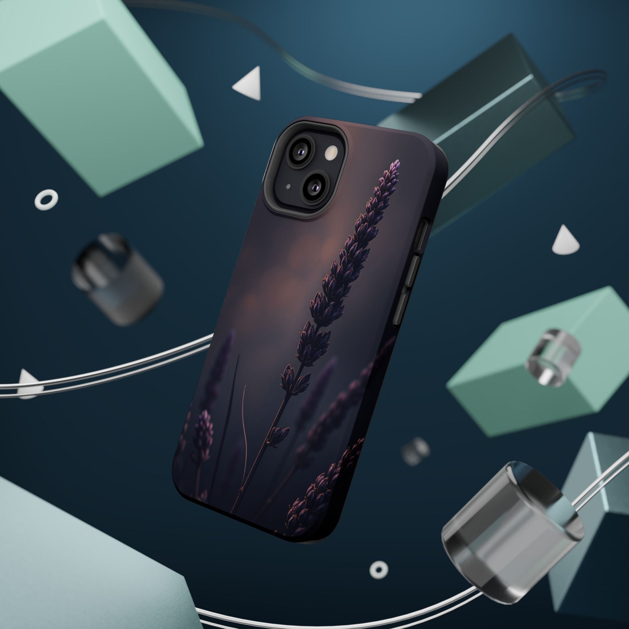 iPhone Lavender Haze Electric Art Clean Minimal Snap Case · iPhone Case