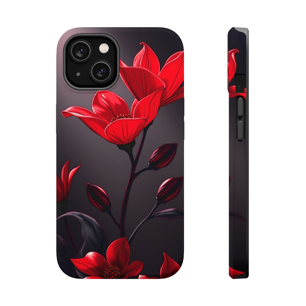 iPhone Dreamy Neon Floral Design Bold Modern Everyday Snap Case · iPhone Case