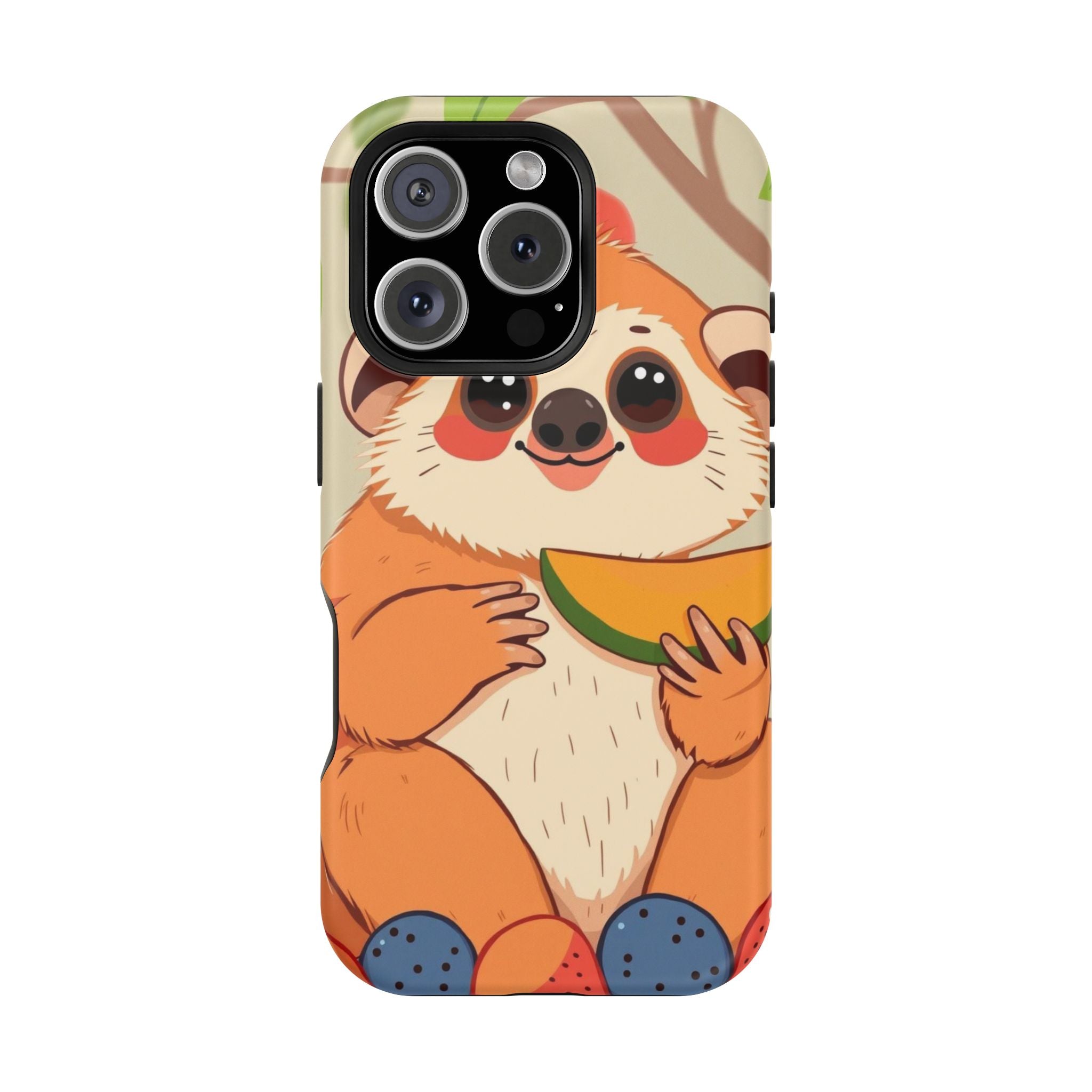 iPhone Slow Loris with Fruit Kids Fun iPhone Phone Case Gift Slim · iPhone Case