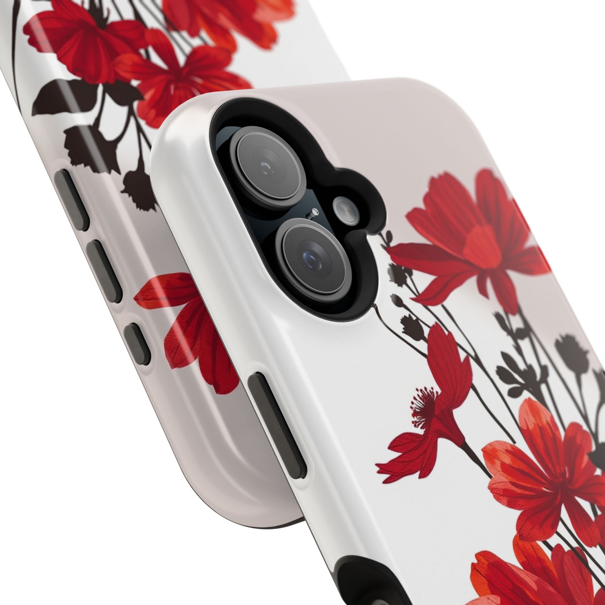 iPhone Floral Silhouette Cinematic Art Slim Snap Case · iPhone Case