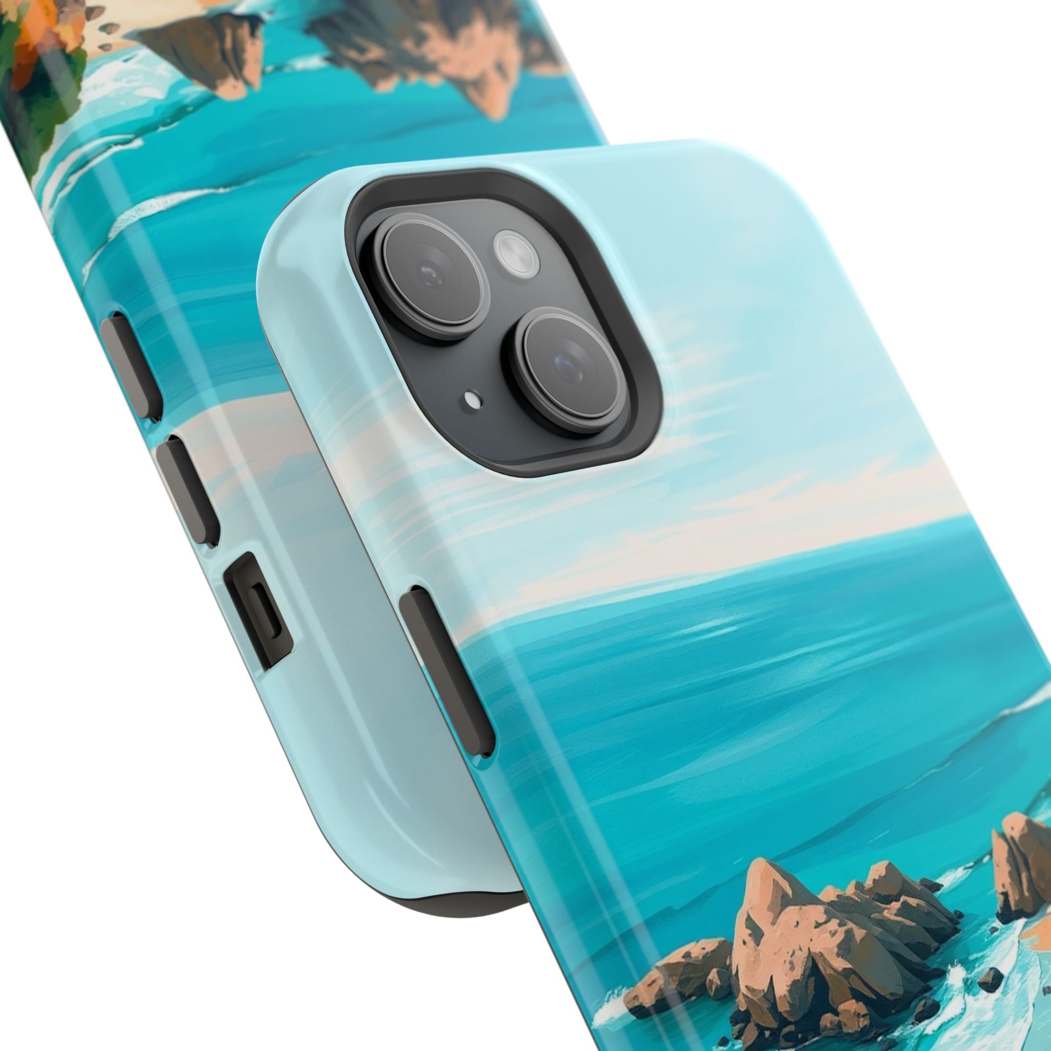iPhone Pebble Beach Cinematic Art Bold Modern Everyday Snap Case · iPhone Case