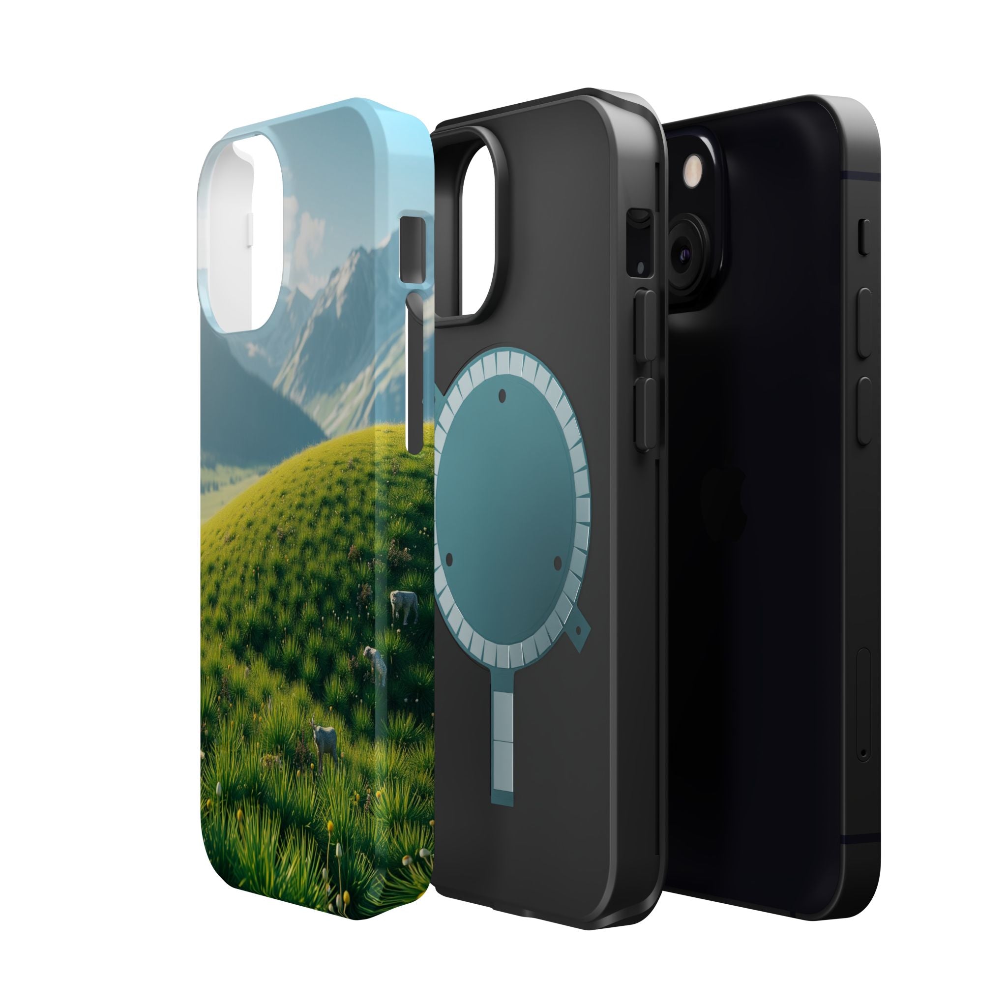 iPhone Vibrant Alpine Meadow Design Slim Everyday Designer Case · iPhone Case